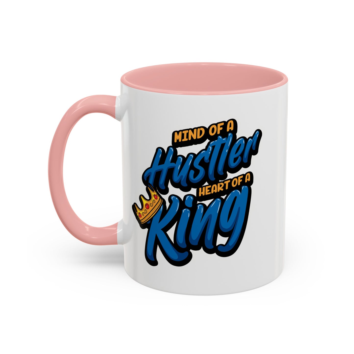 Mind of a Hustler-Accent Coffee Mug (11, 15oz)