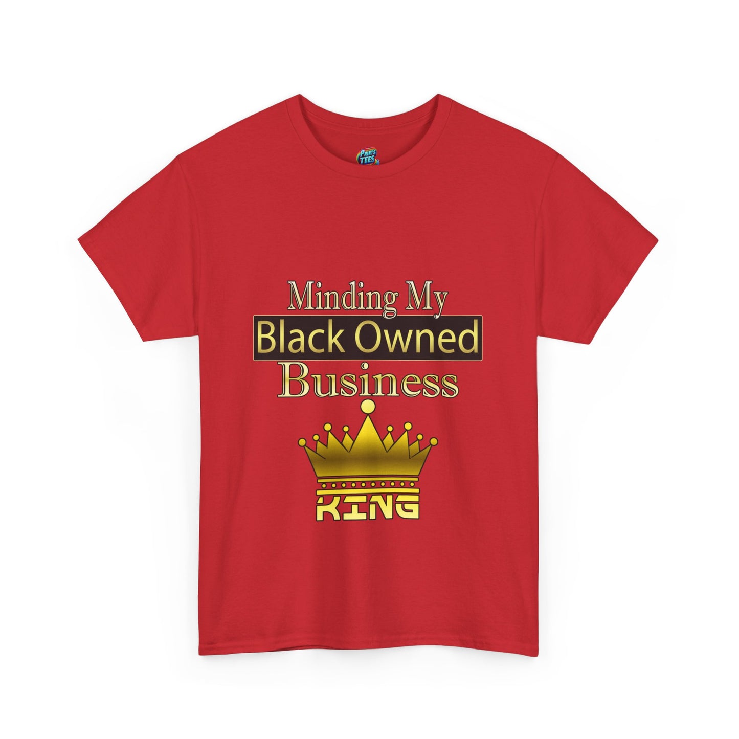 Minding my black owned business-King-Heavy Cotton Classic Tee