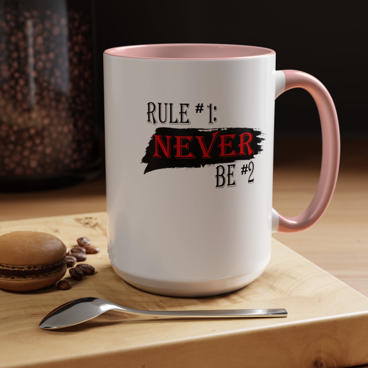 Never #2-Accent Coffee Mug (11, 15oz)