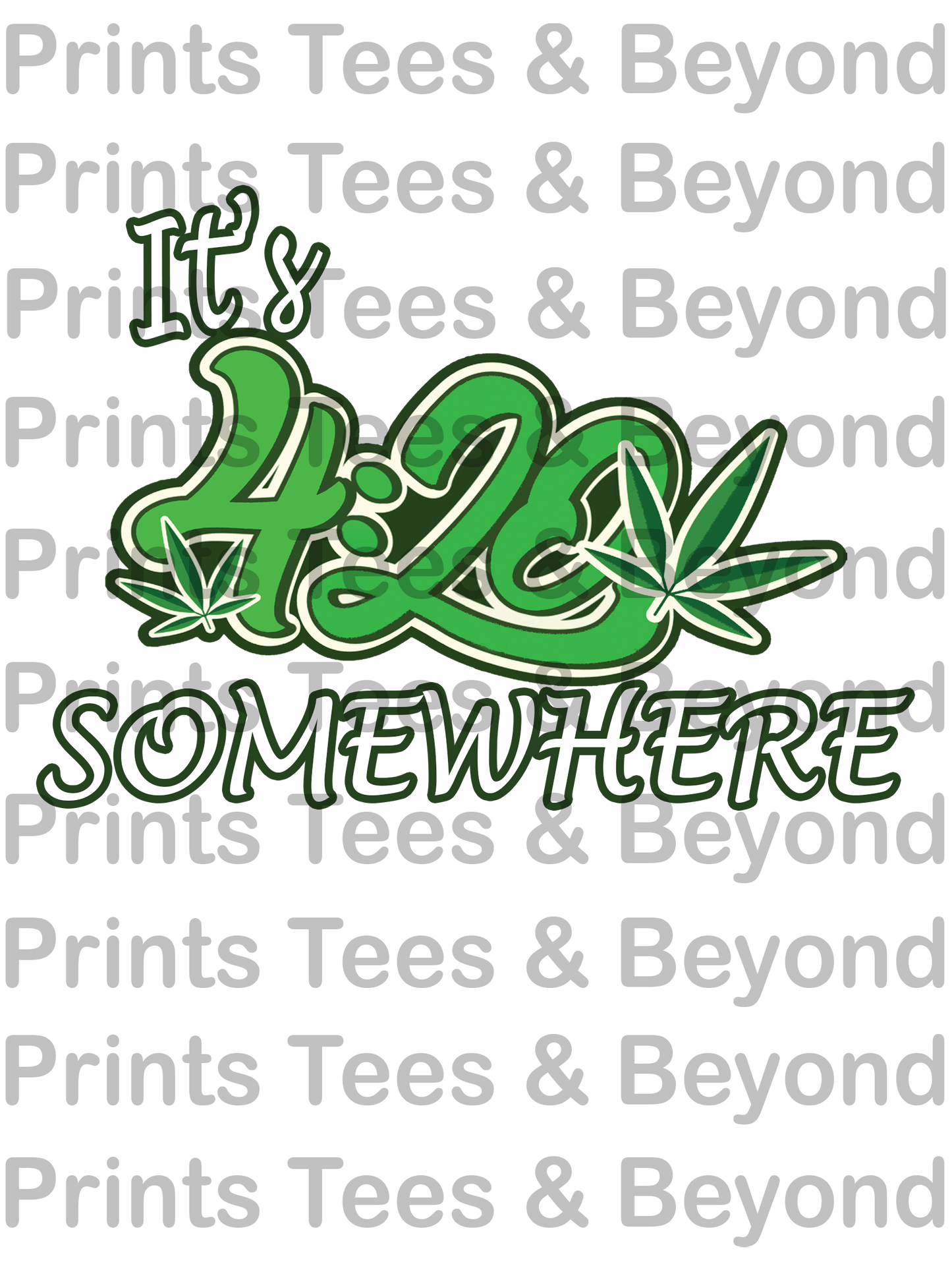It's 420 Somewhere-svg, jpg, png Instant Digital Download