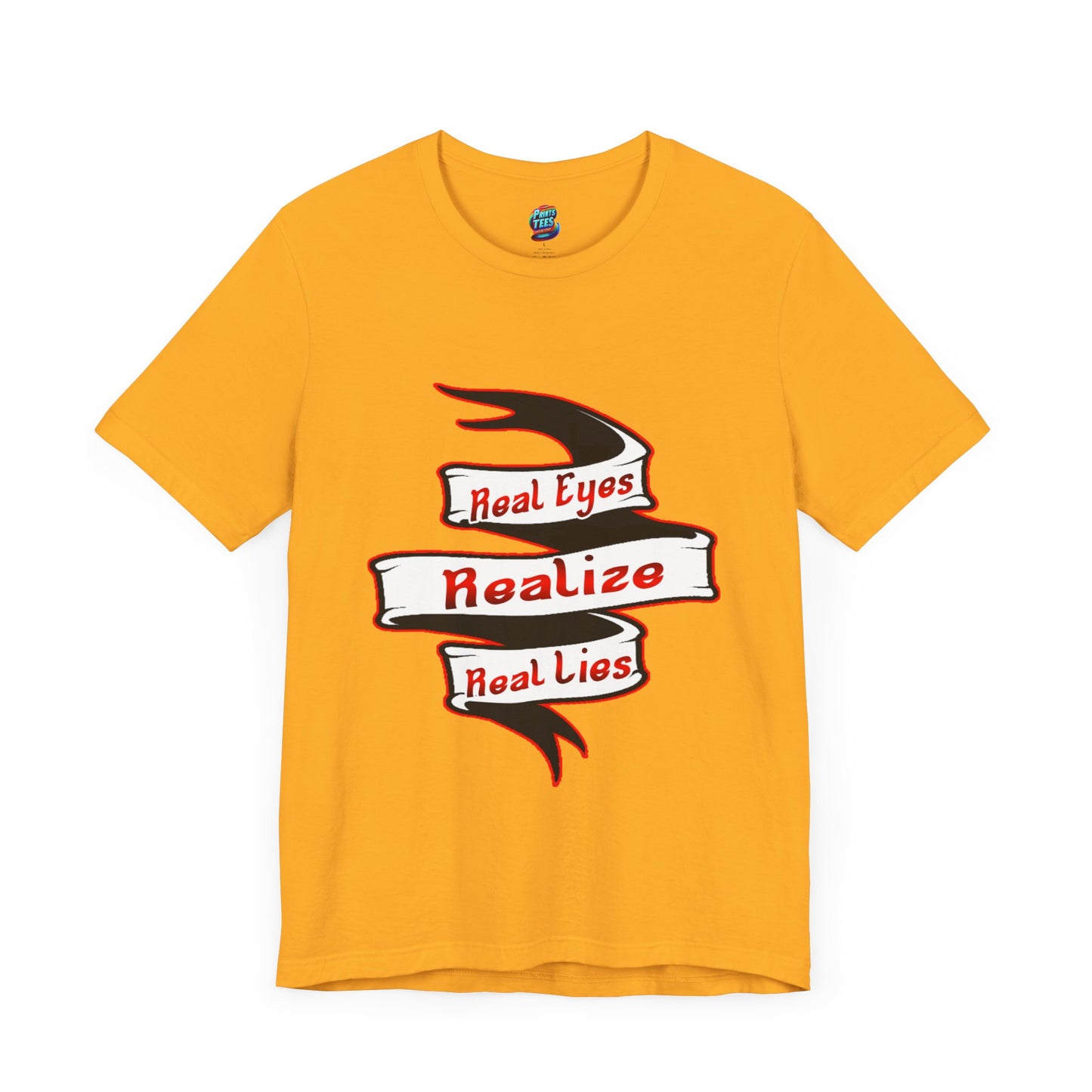 Real Eyes-Jersey Knit T-Shirt