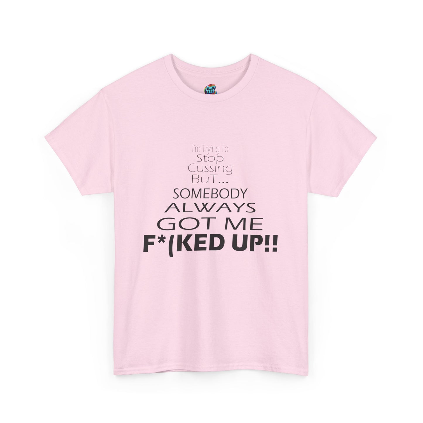 Stop Cussing-Heavy Cotton Classic Tee