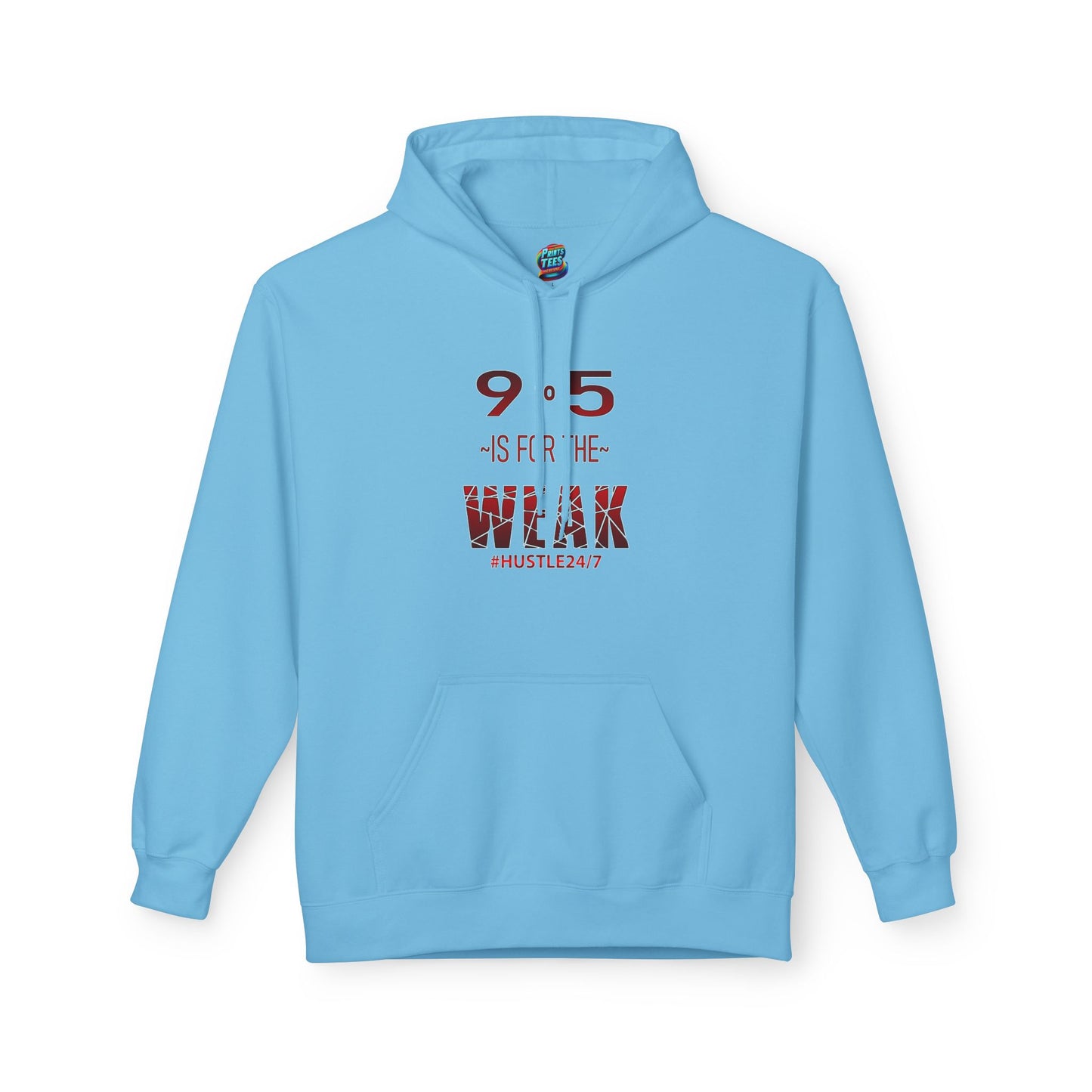 9 to 5-Midweight Softstyle Fleece Hoodie