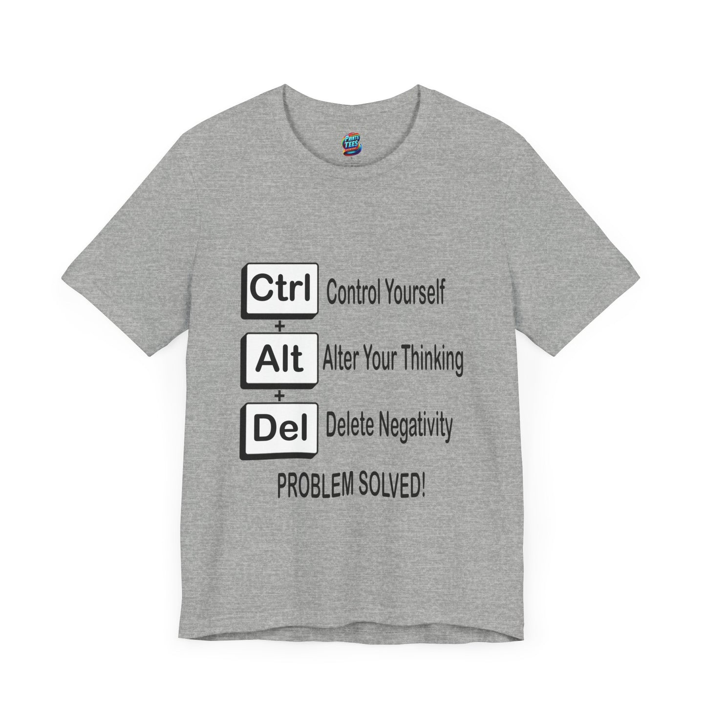 Ctrl-Alt-Del-Jersey Knit T-Shirt