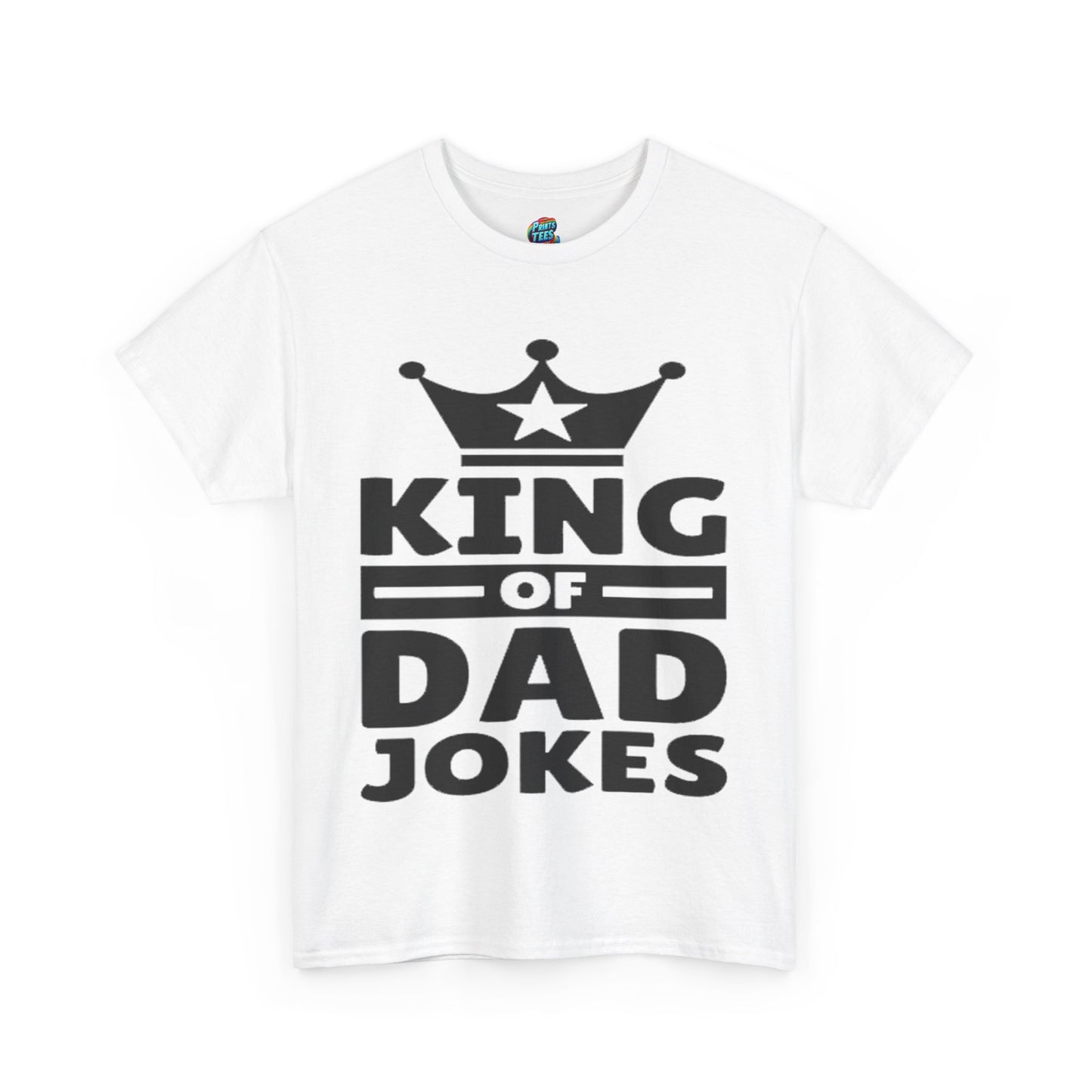King of Dad Jokes-Heavy Cotton Classic Tee
