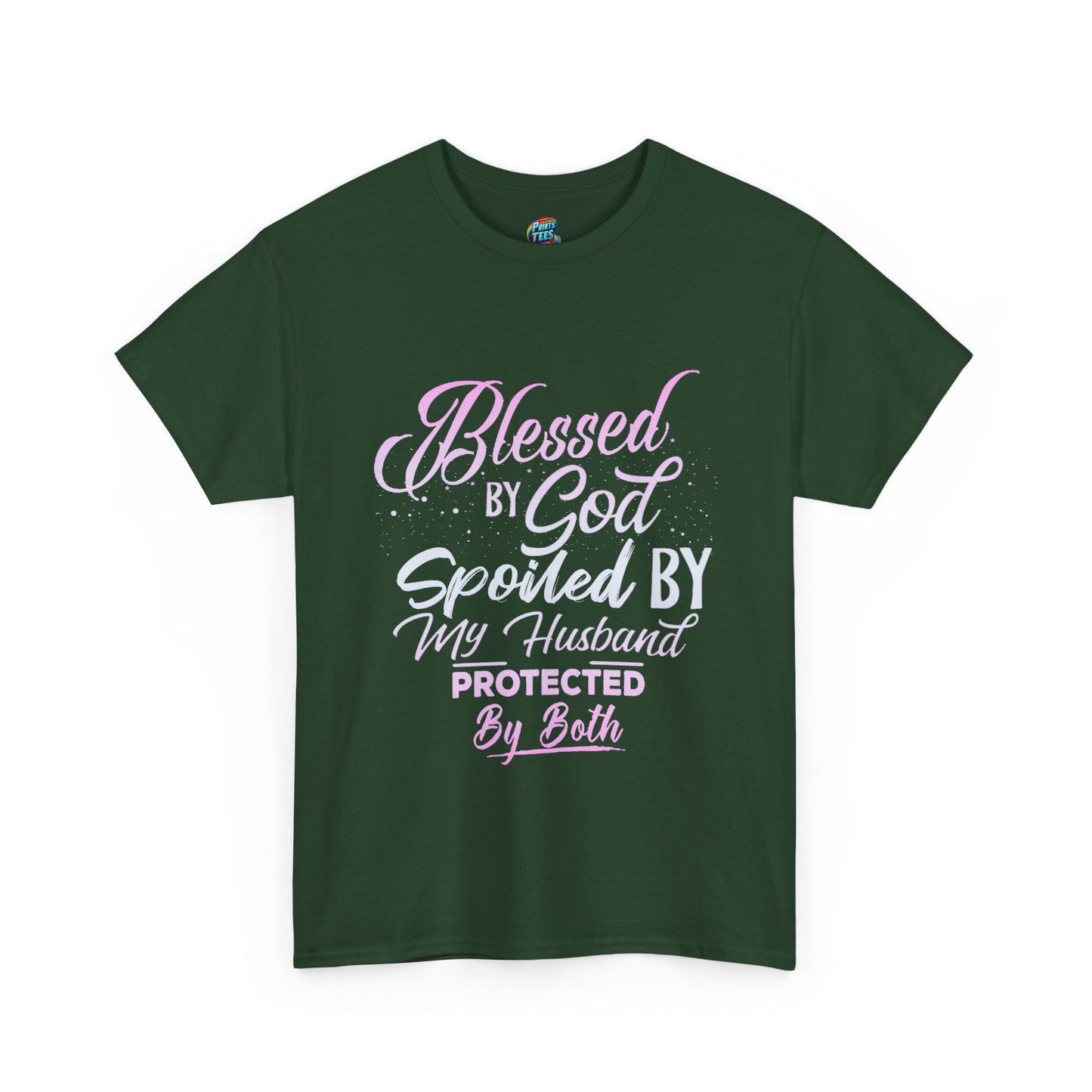 Blessed & Spoiled Gradient-Heavy Cotton Classic Tee