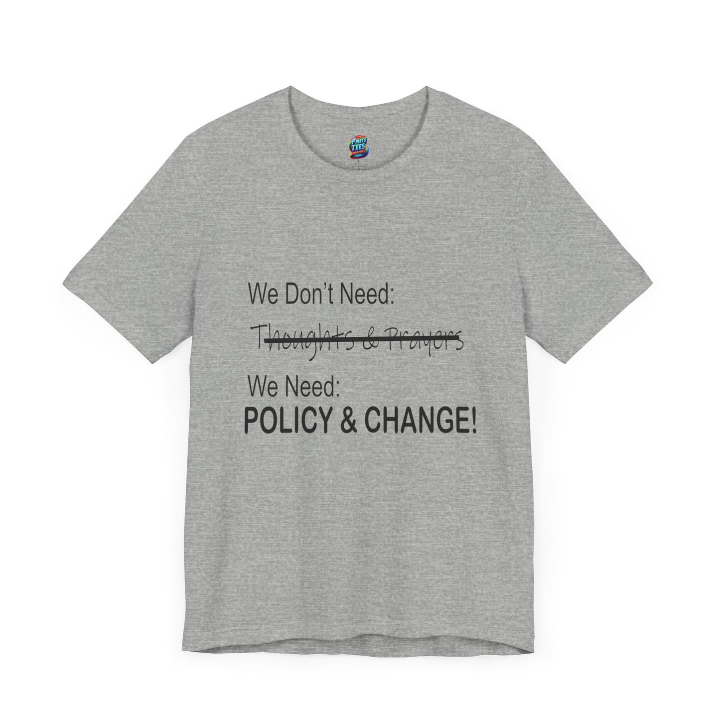 Change-Jersey Knit T-Shirt