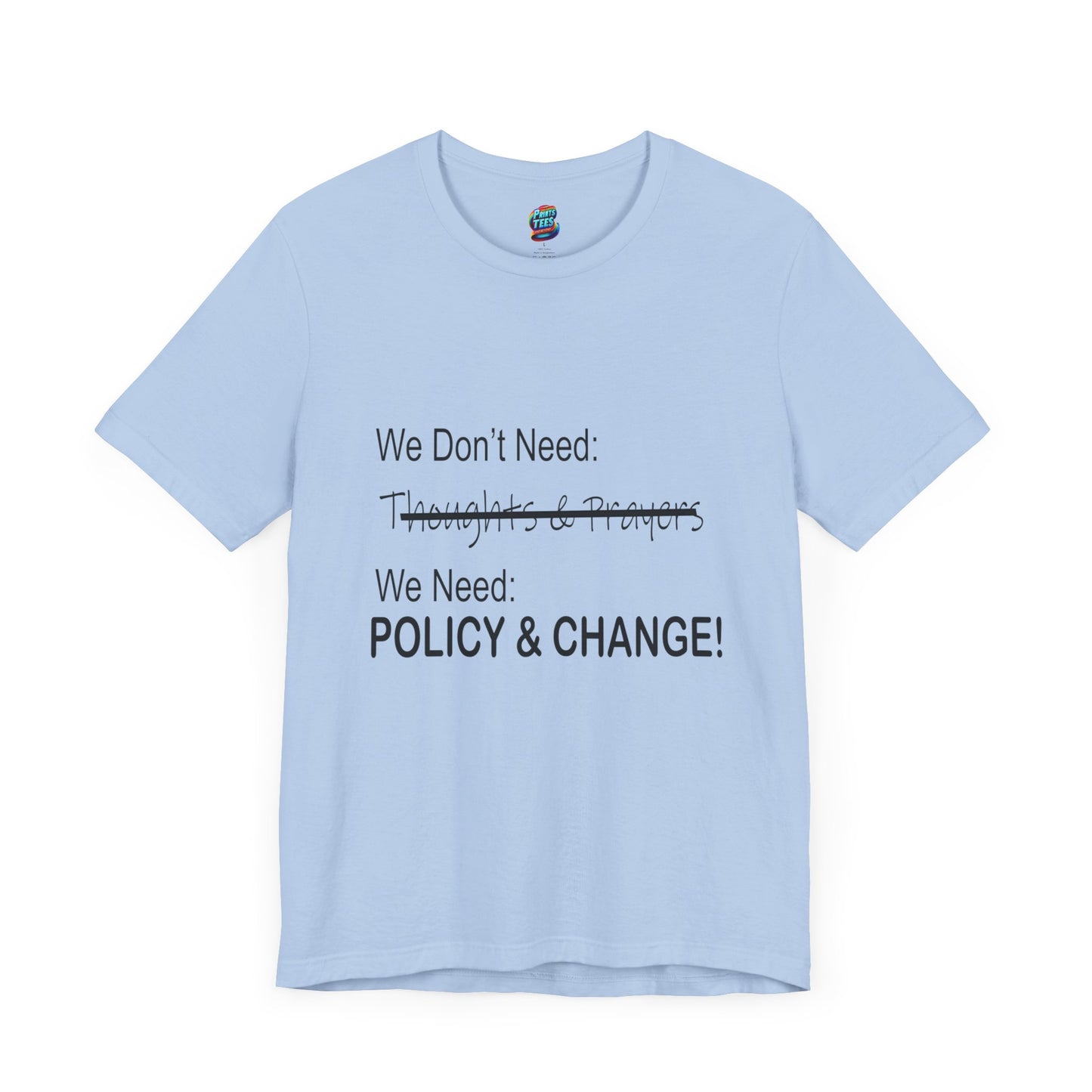 Change-Jersey Knit T-Shirt