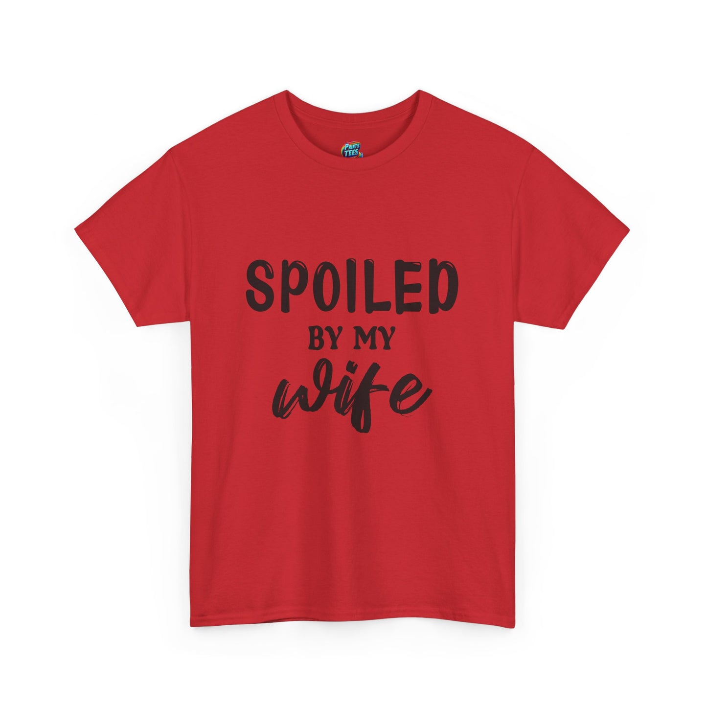 Spoiled by Wife-Heavy Cotton Classic Tee