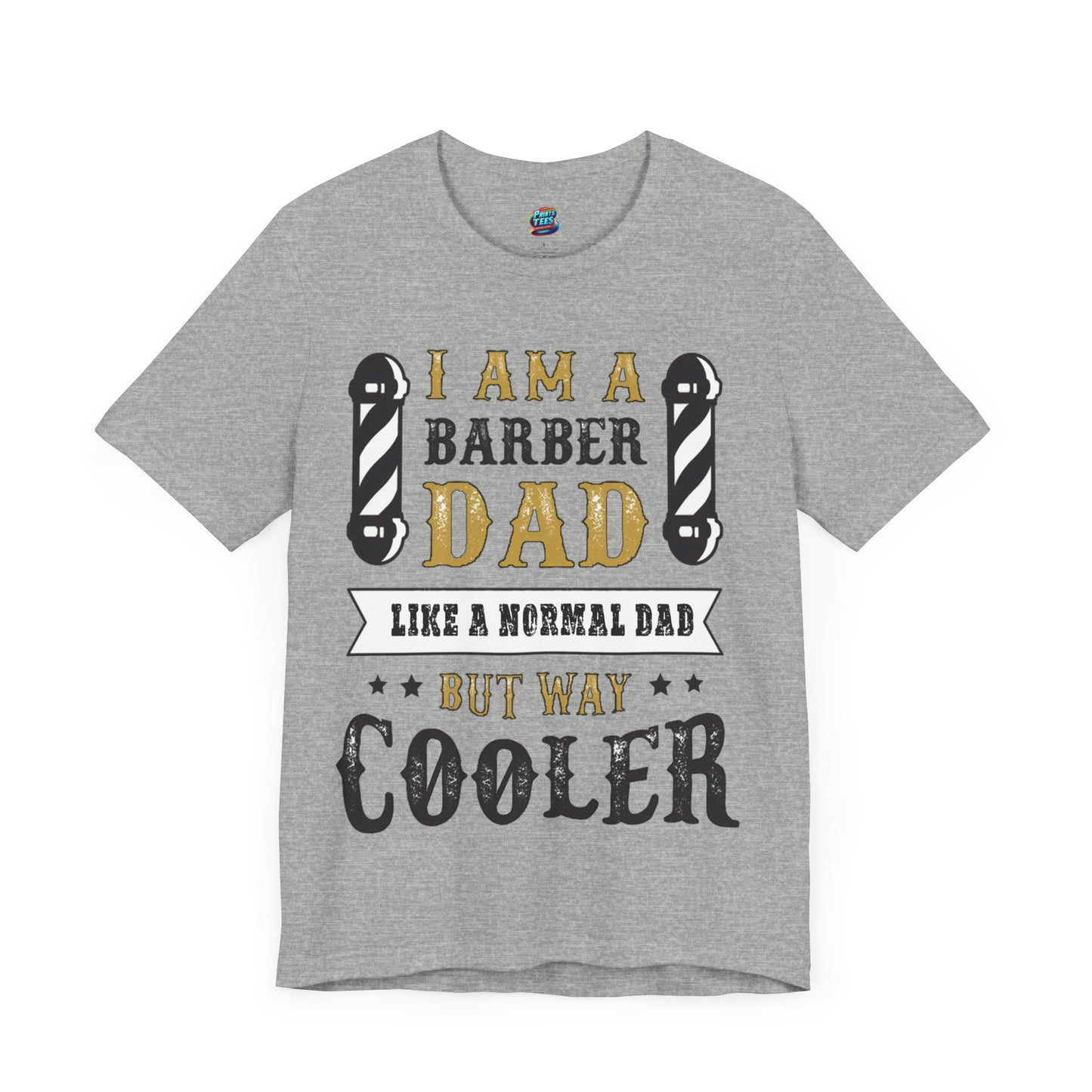 Cool Barber Dad-Jersey Knit T-Shirt