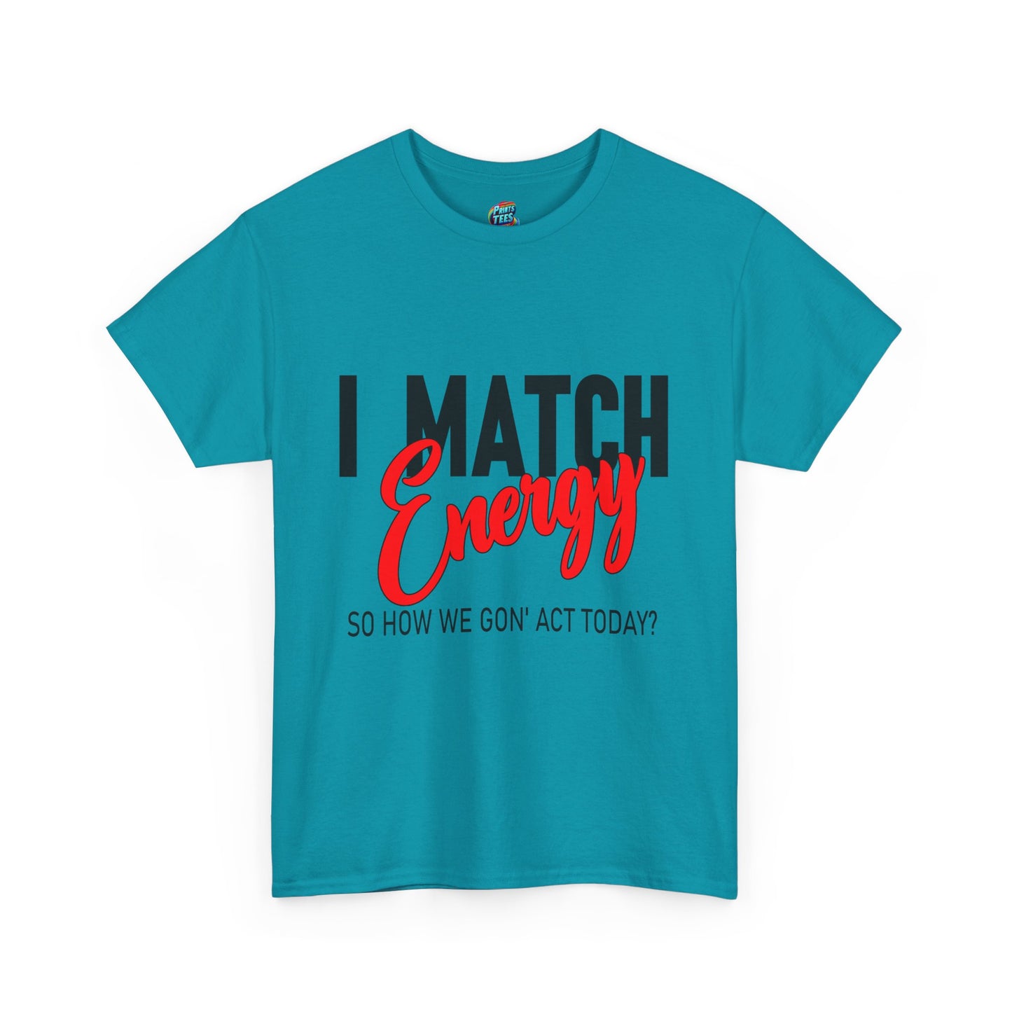 I Match Energy-Black-Heavy Cotton Classic Tee