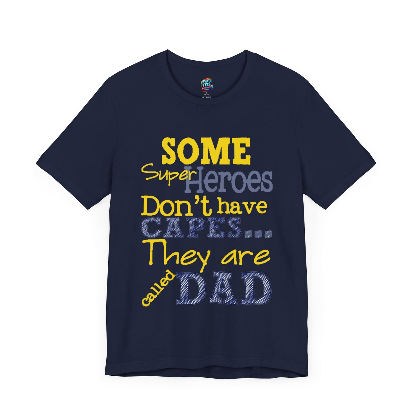 Dad-Super Hereo-Jersey Knit T-Shirt