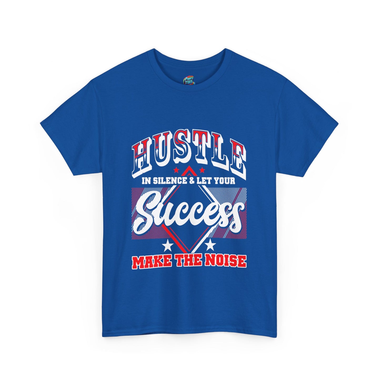 Hustle in Silence-Heavy Cotton Classic Tee