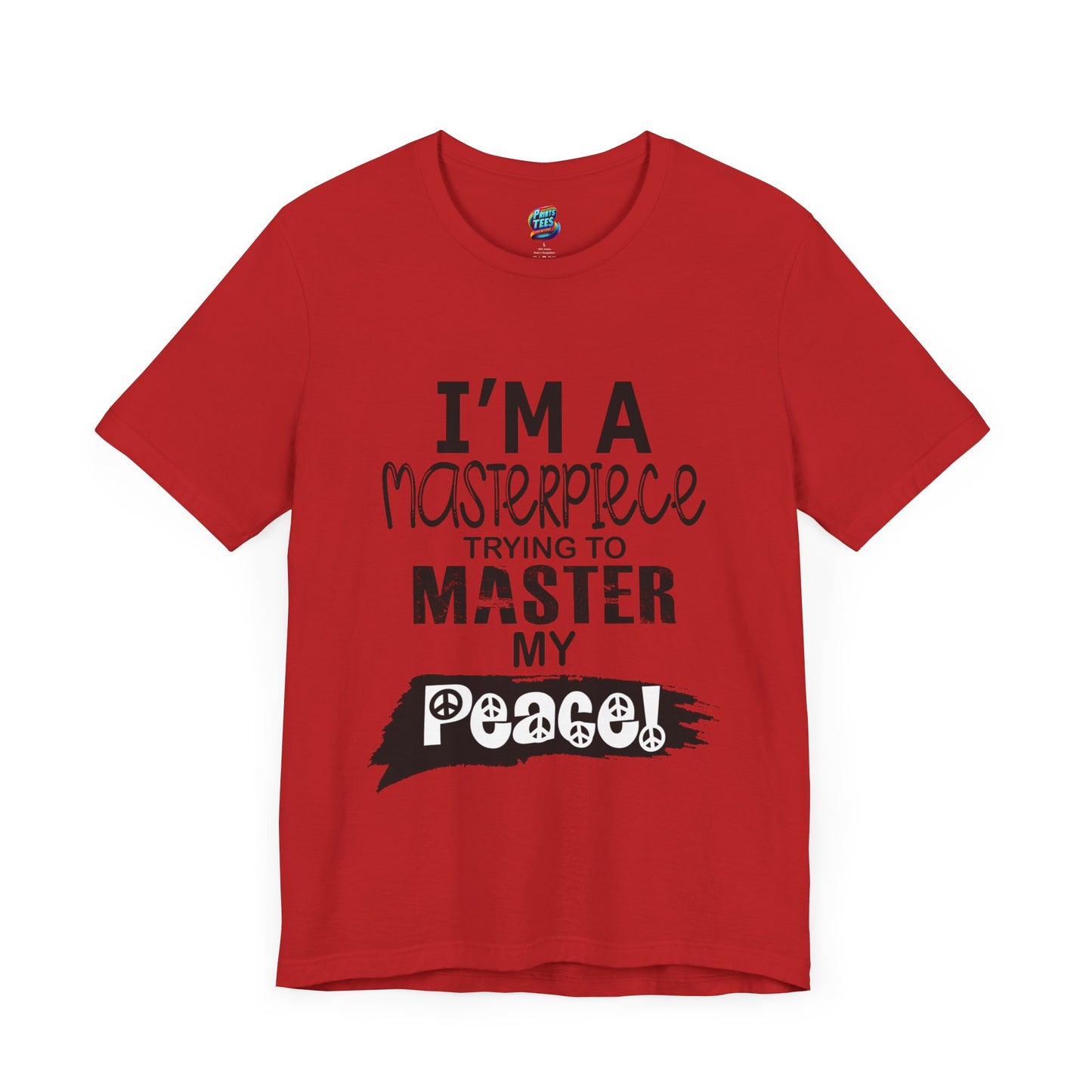 Master Peace-Black-Jersey Knit T-Shirt
