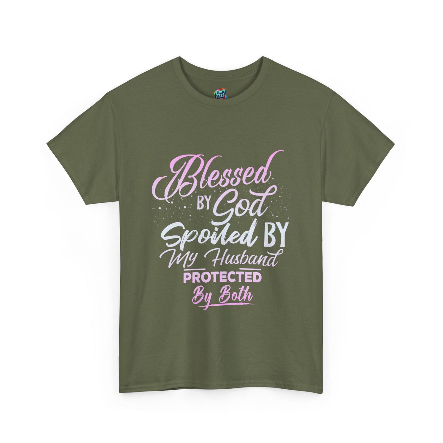 Blessed & Spoiled Gradient-Heavy Cotton Classic Tee