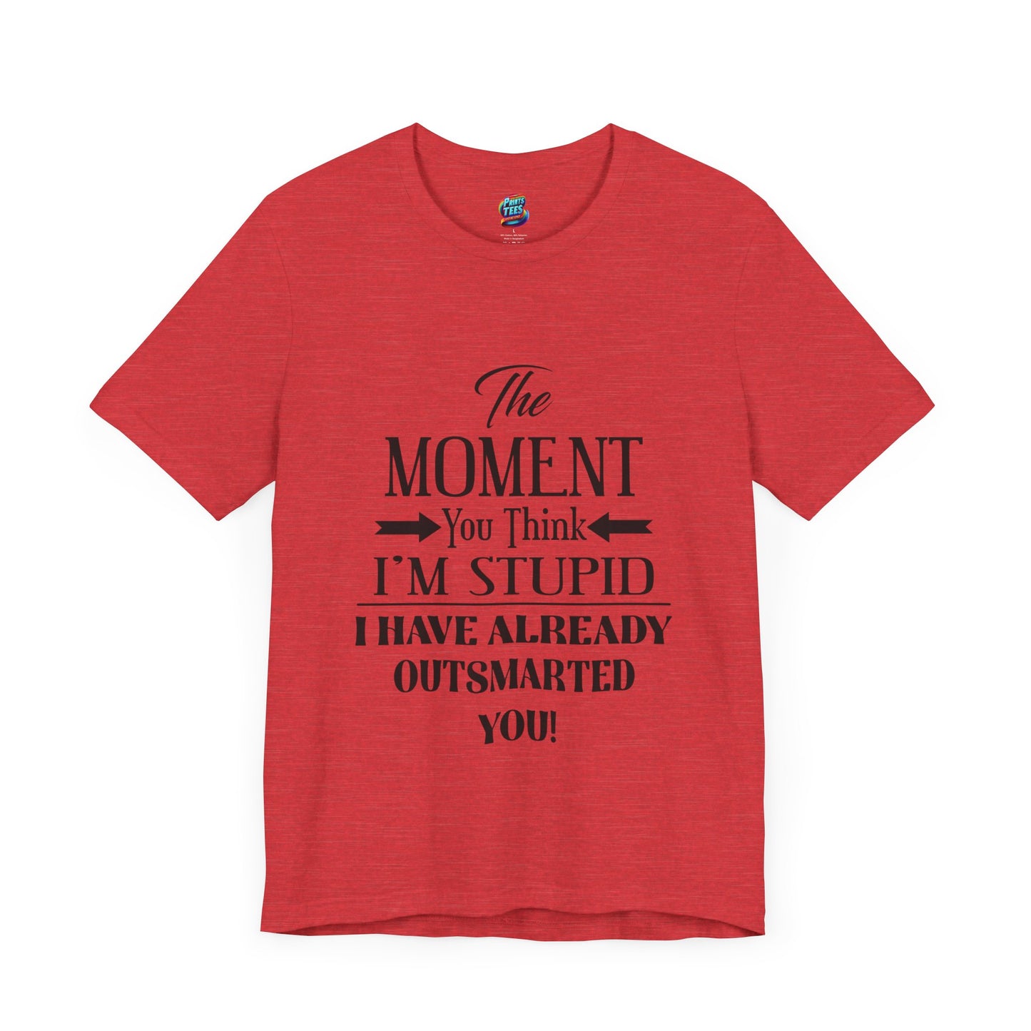 Outsmarted-Jersey Knit T-Shirt