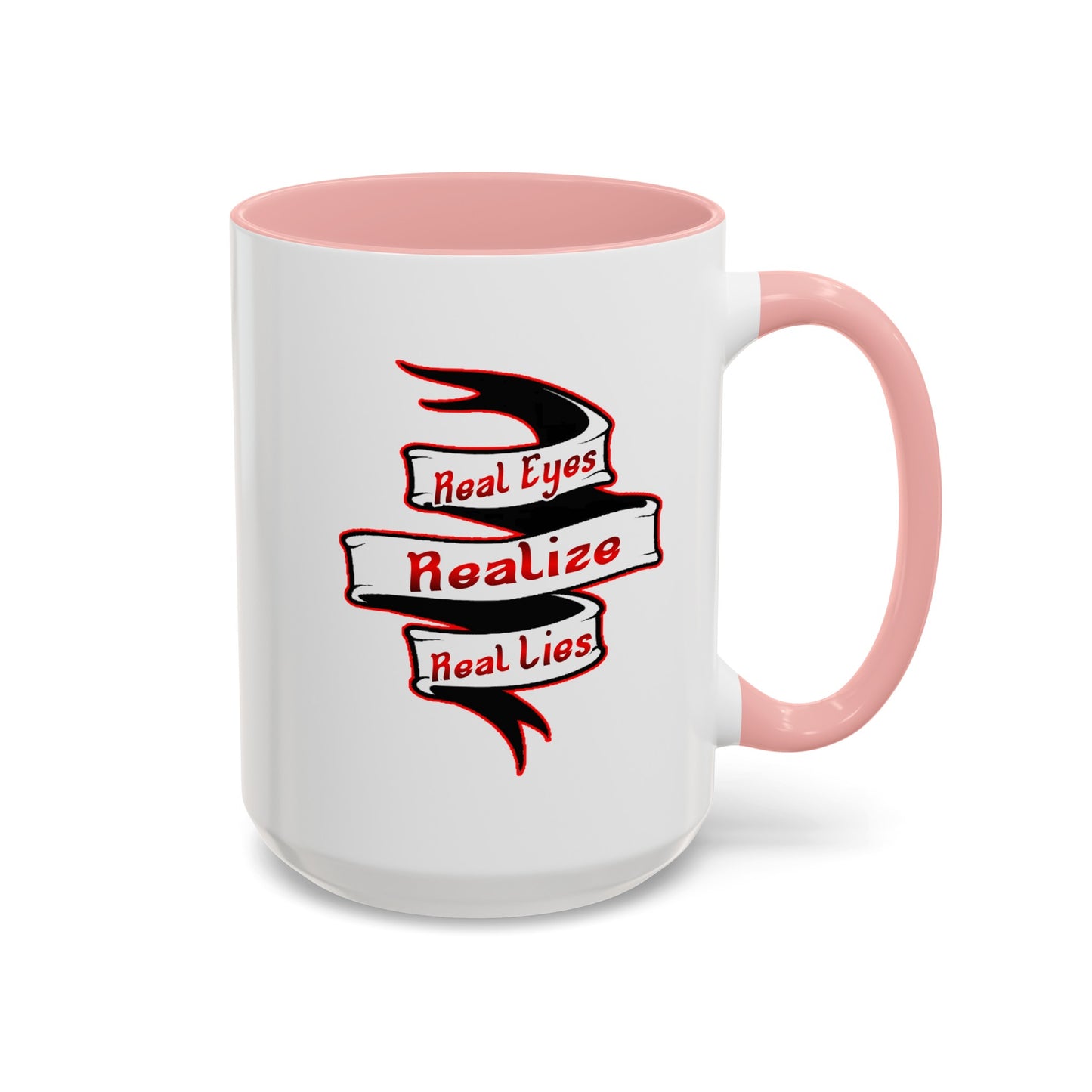 Real Eyes-Accent Coffee Mug (11, 15oz)