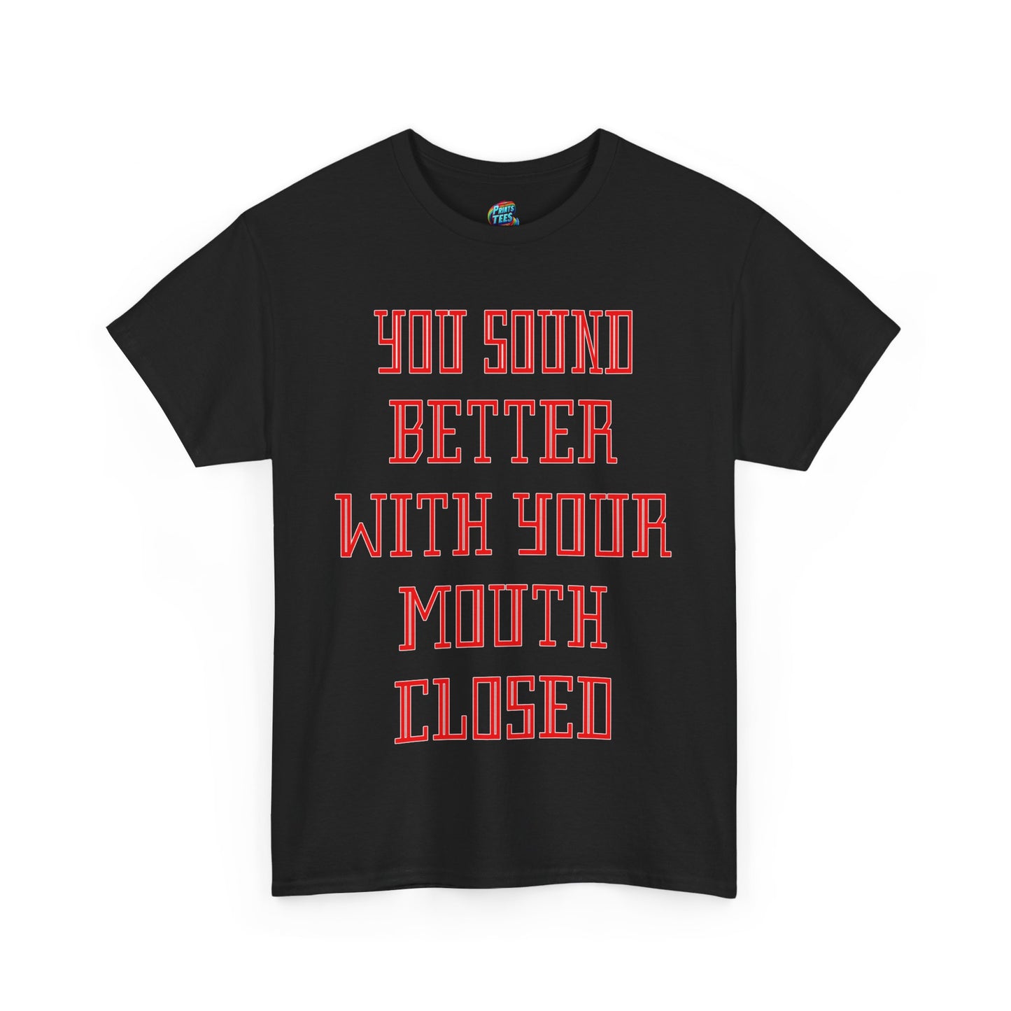 Mouth Closed-Heavy Cotton Classic Tee