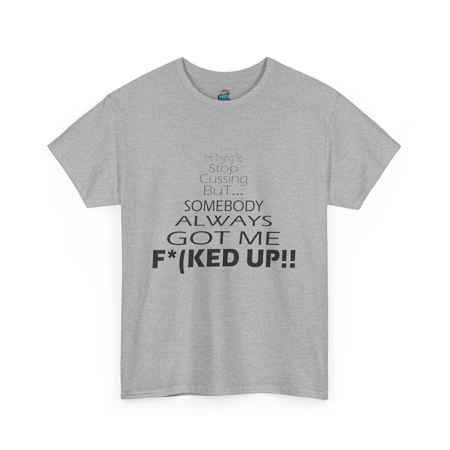 Stop Cussing-Heavy Cotton Classic Tee
