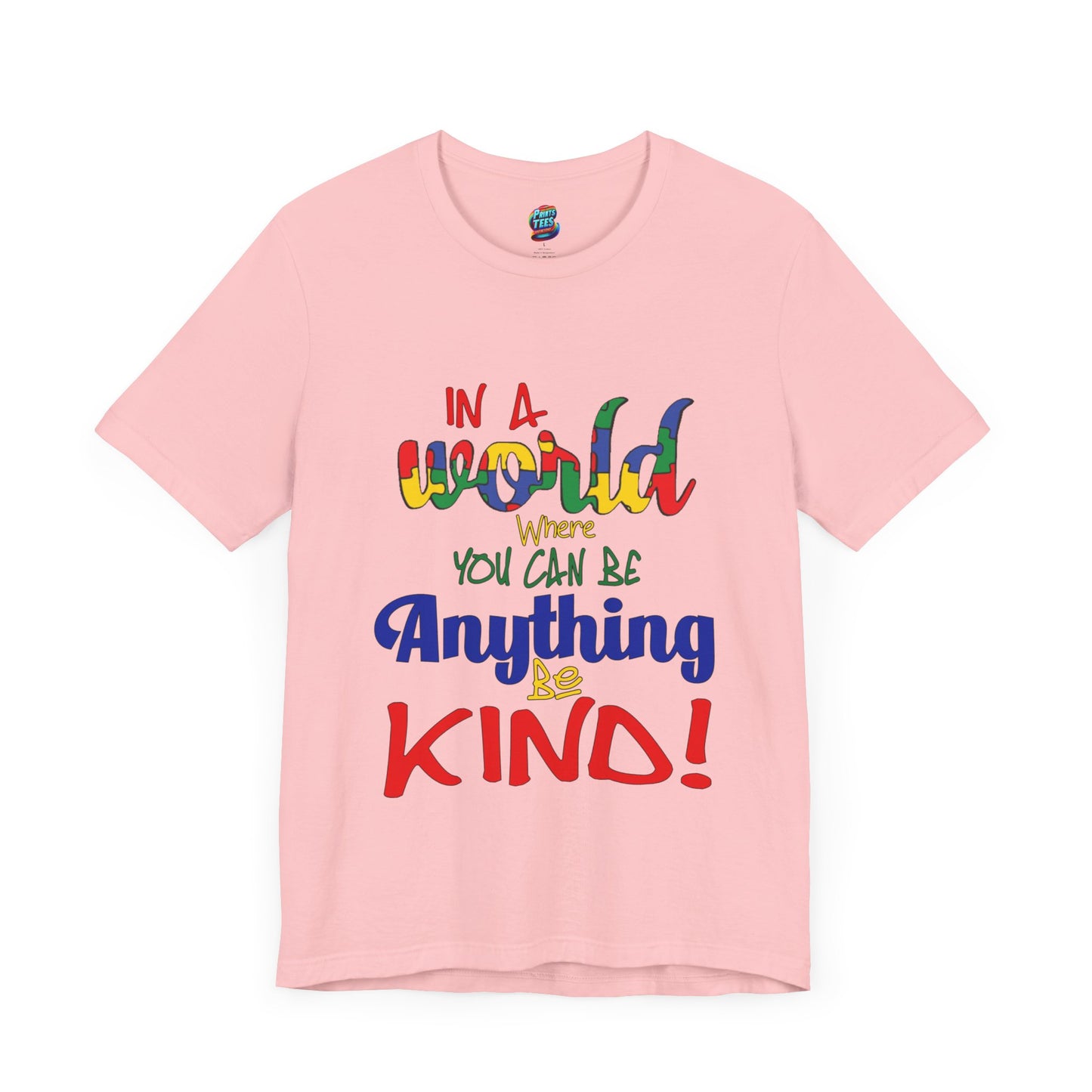 Be Kind-Jersey Knit T-Shirt