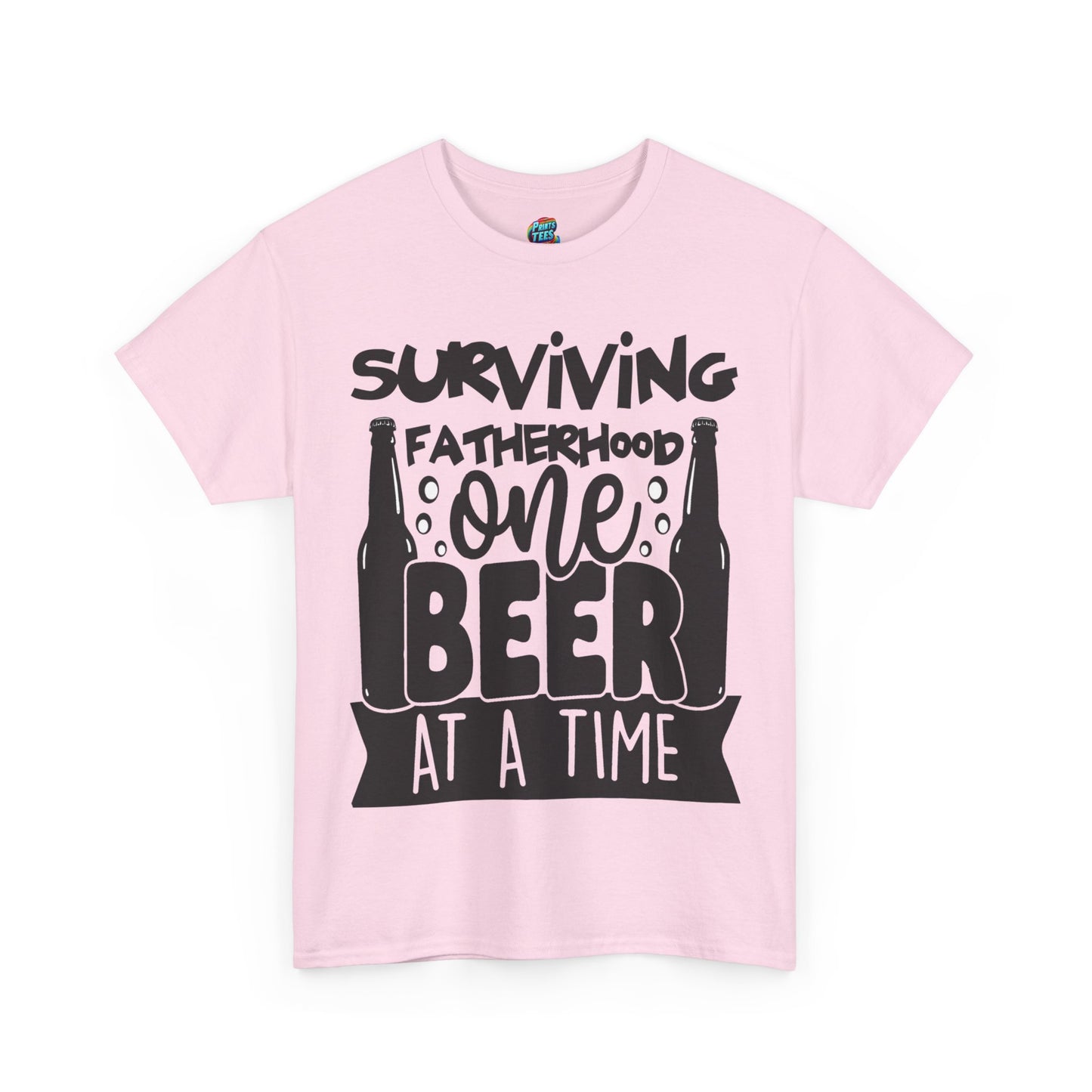 Surviving Fatherhood-Heavy Cotton Classic Tee