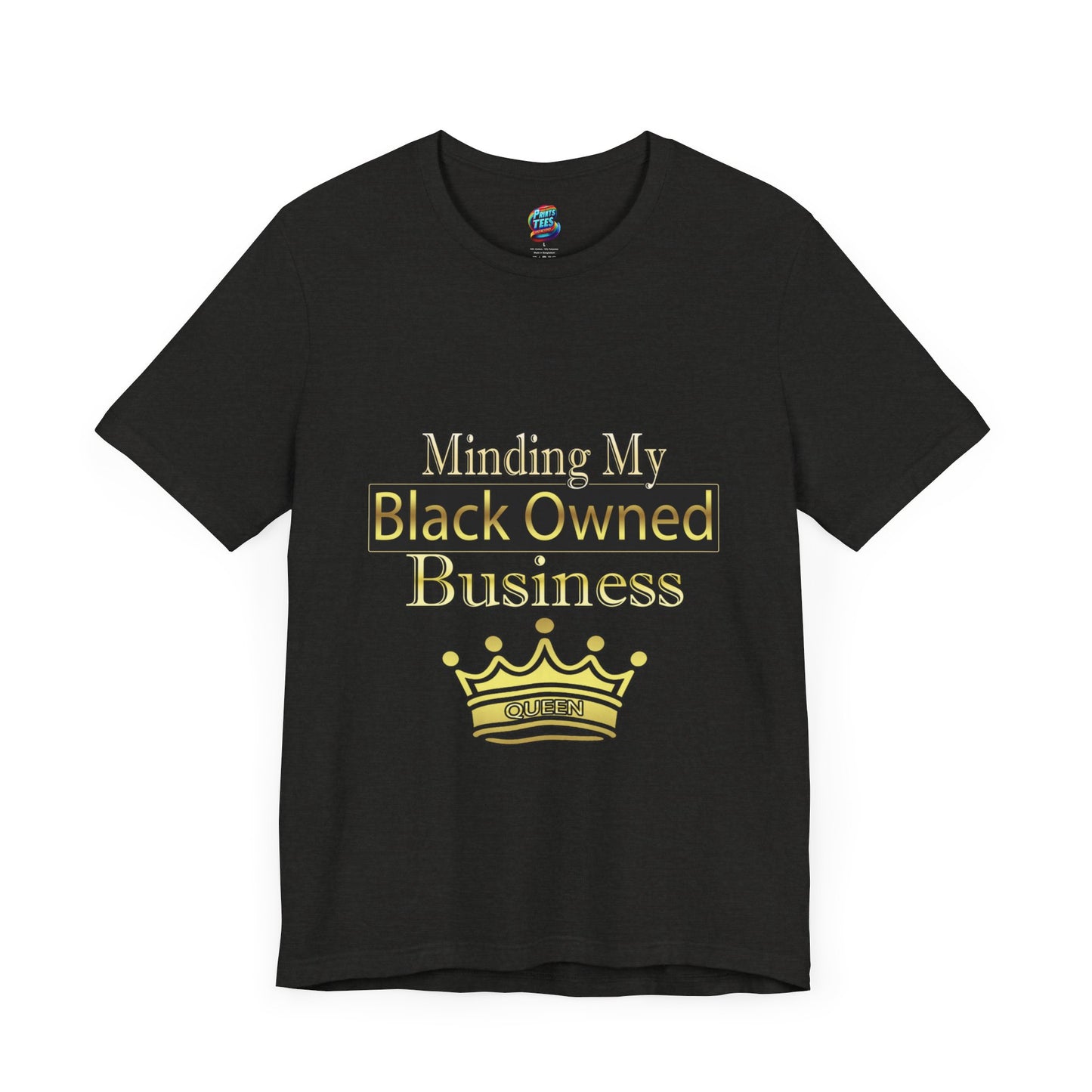 Minding my black owned business-Queen-Jersey Knit T-Shirt