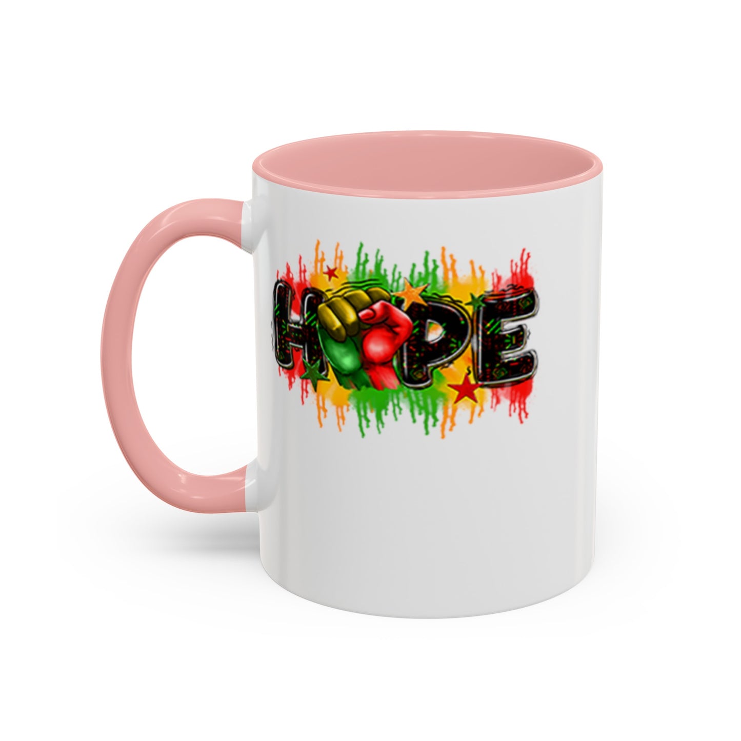 Hope Fist-Accent Coffee Mug (11, 15oz)