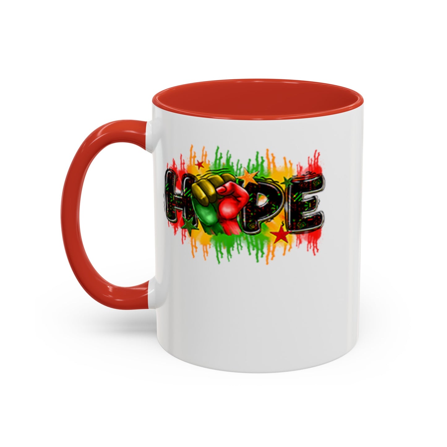 Hope Fist-Accent Coffee Mug (11, 15oz)