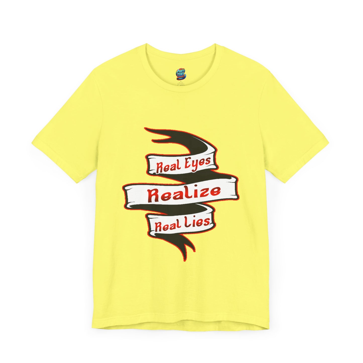 Real Eyes-Jersey Knit T-Shirt