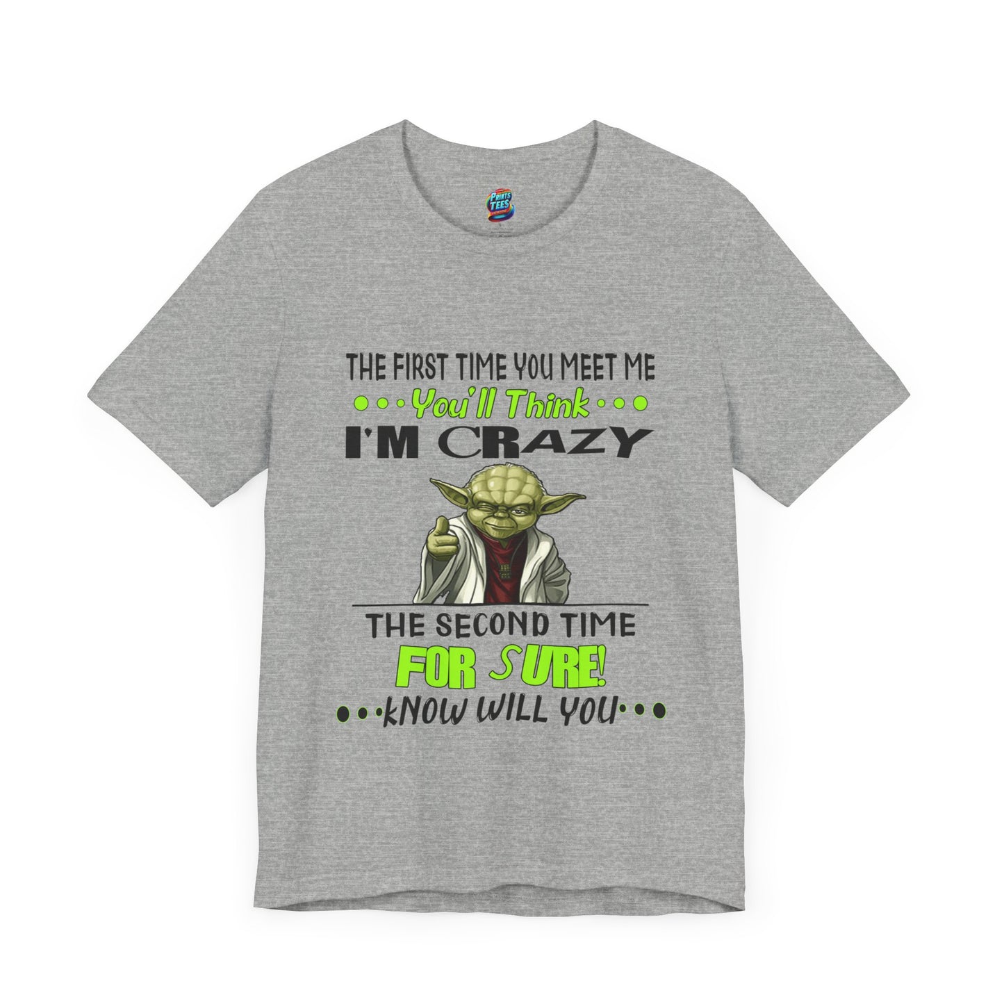 Crazy Yoda-Jersey Knit T-Shirt