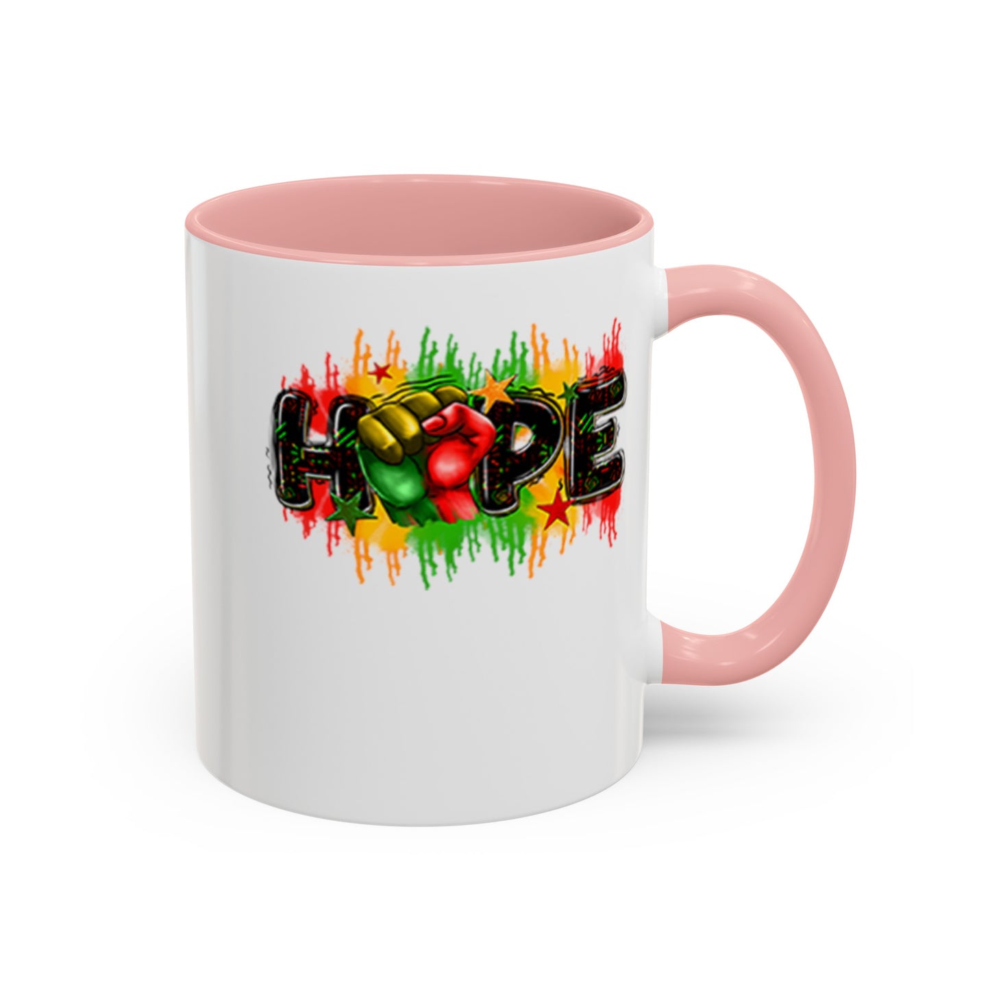 Hope Fist-Accent Coffee Mug (11, 15oz)