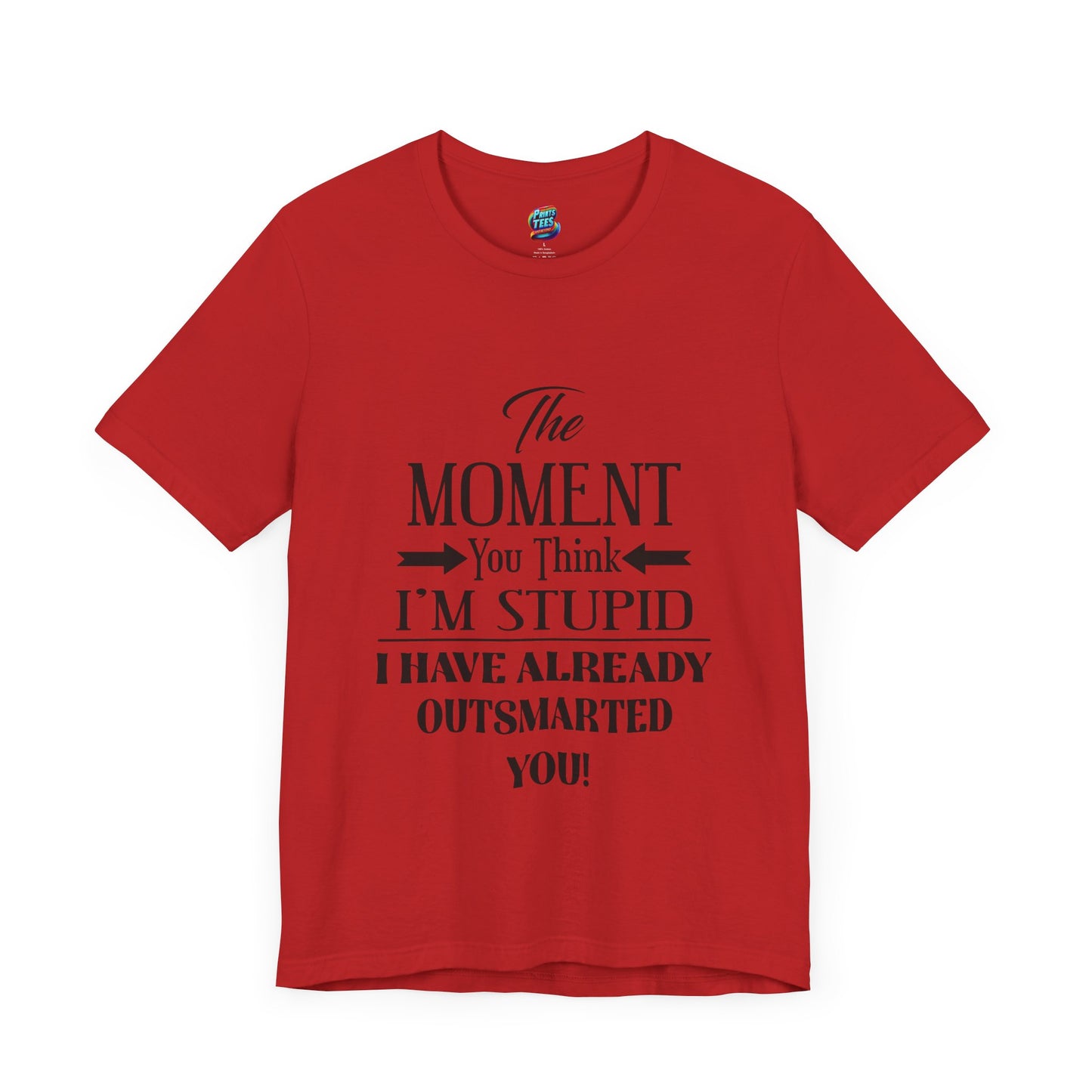Outsmarted-Jersey Knit T-Shirt