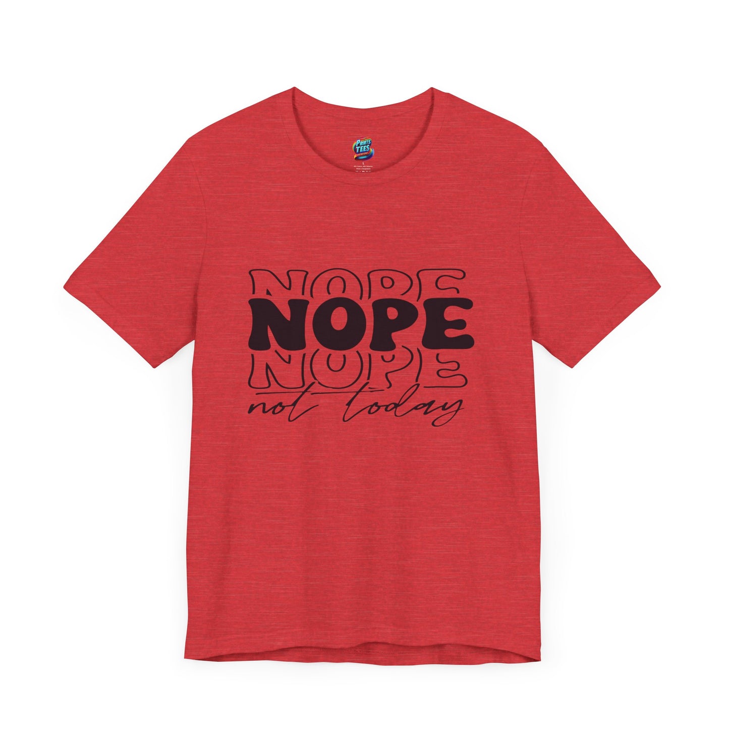 Nope-Jersey Knit T-Shirt