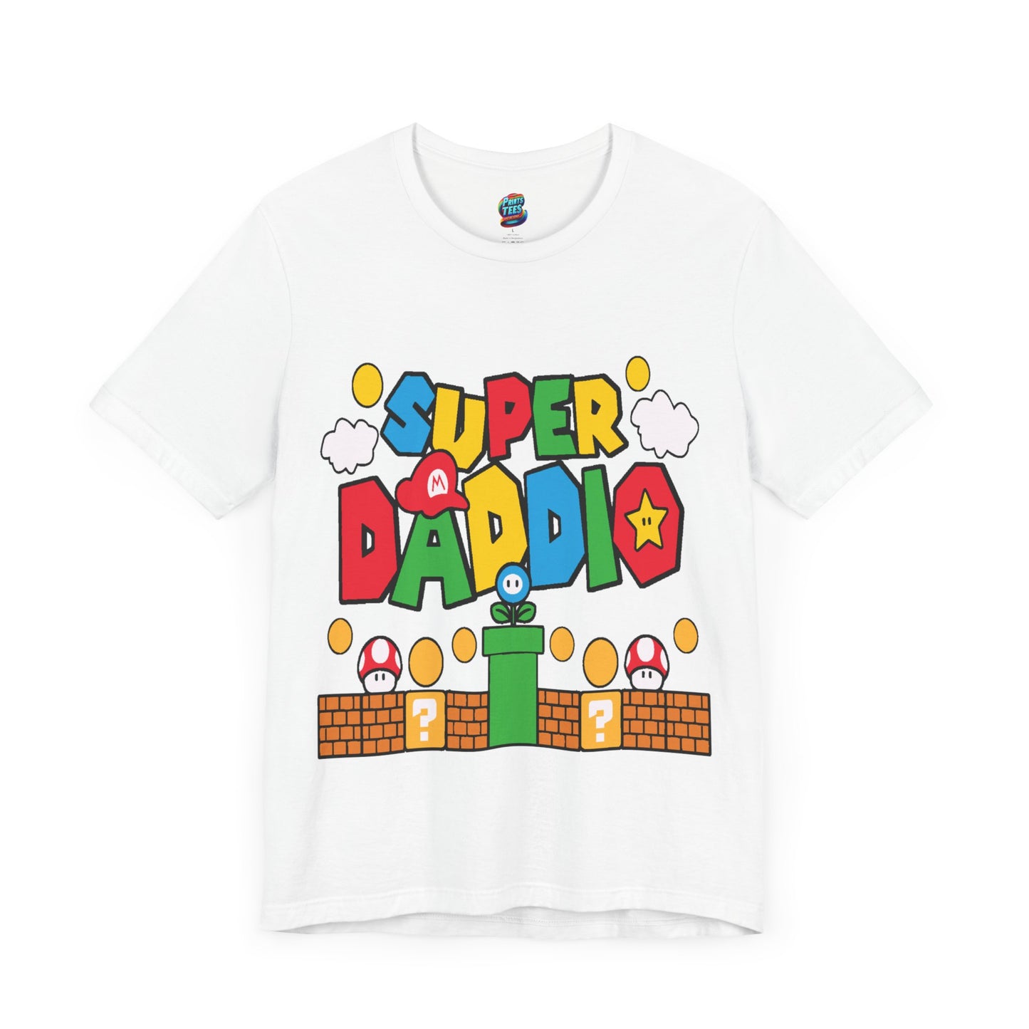 Super Daddio-Jersey Knit T-Shirt