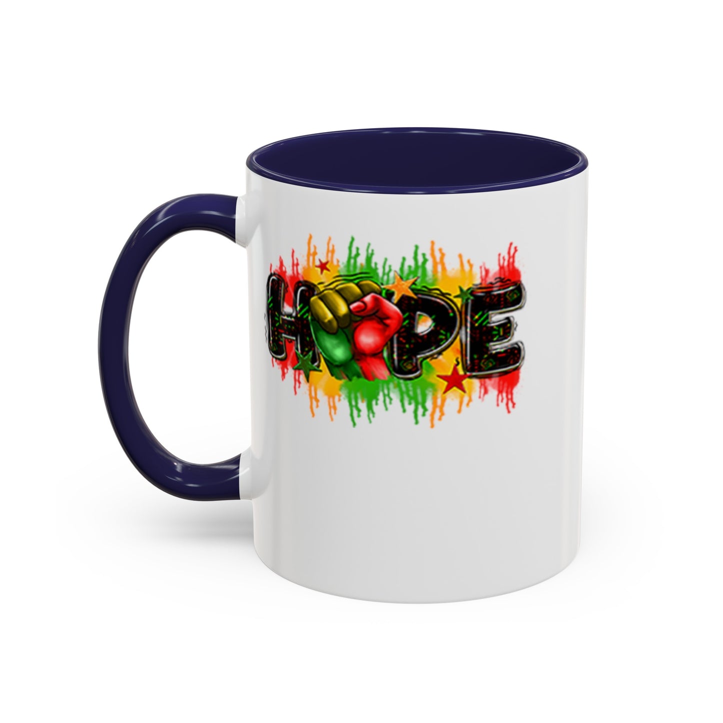 Hope Fist-Accent Coffee Mug (11, 15oz)
