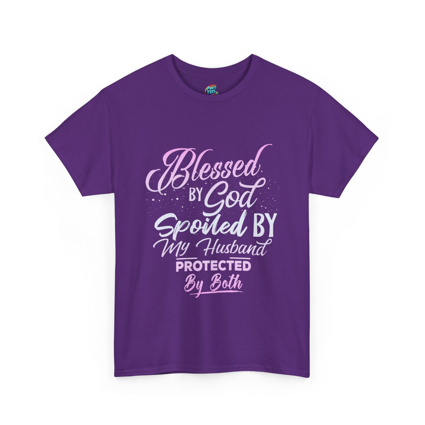 Blessed & Spoiled Gradient-Heavy Cotton Classic Tee