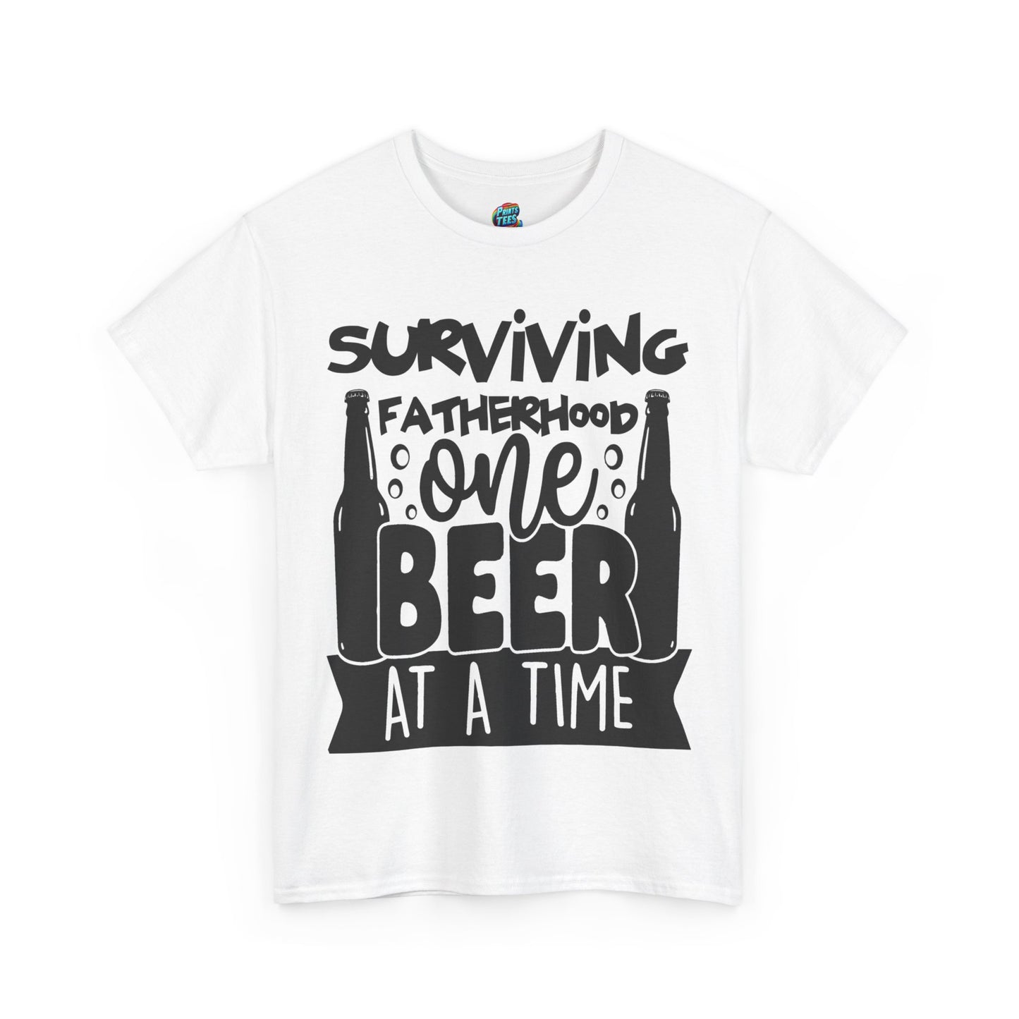 Surviving Fatherhood-Heavy Cotton Classic Tee