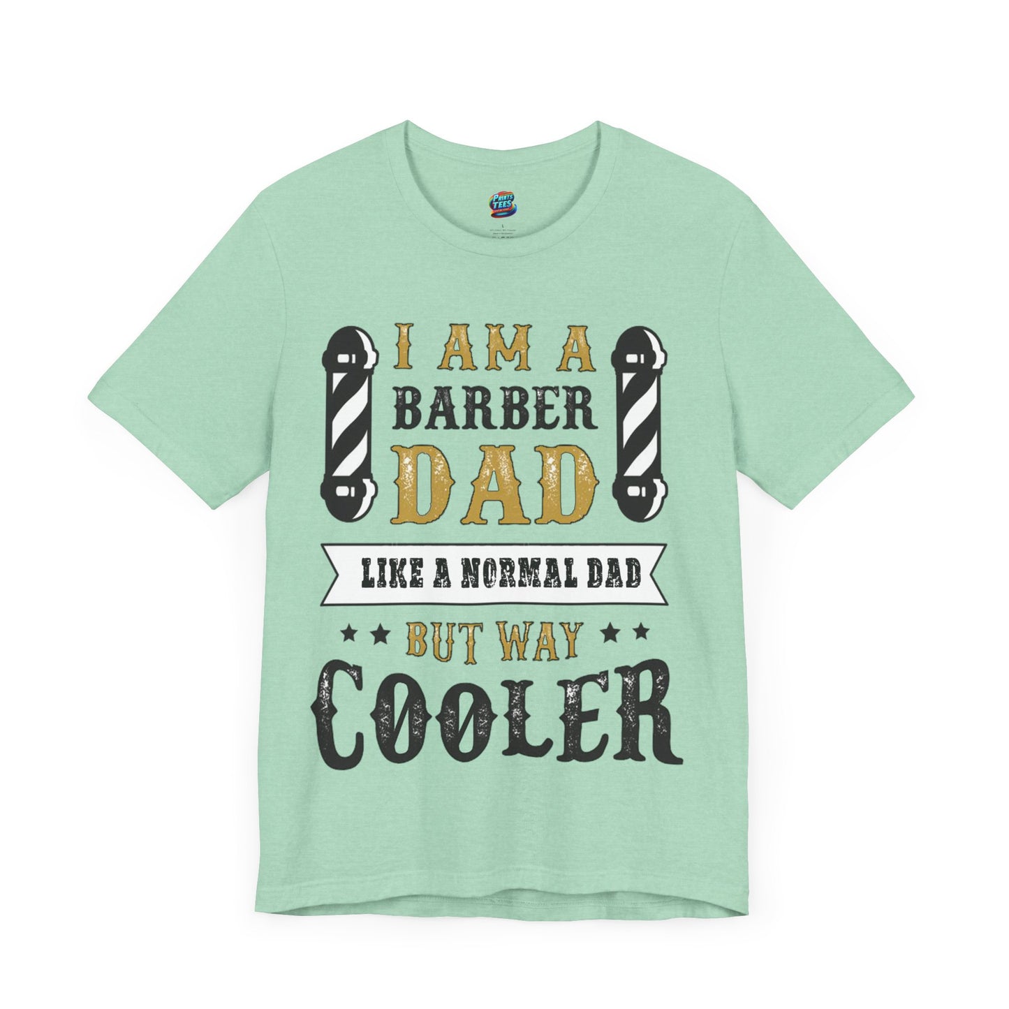 Cool Barber Dad-Jersey Knit T-Shirt