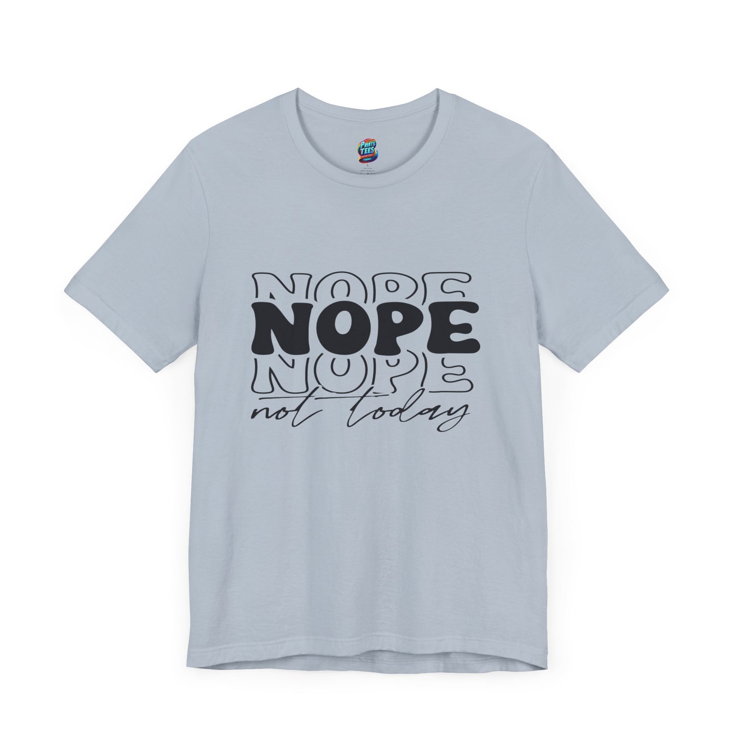 Nope-Jersey Knit T-Shirt
