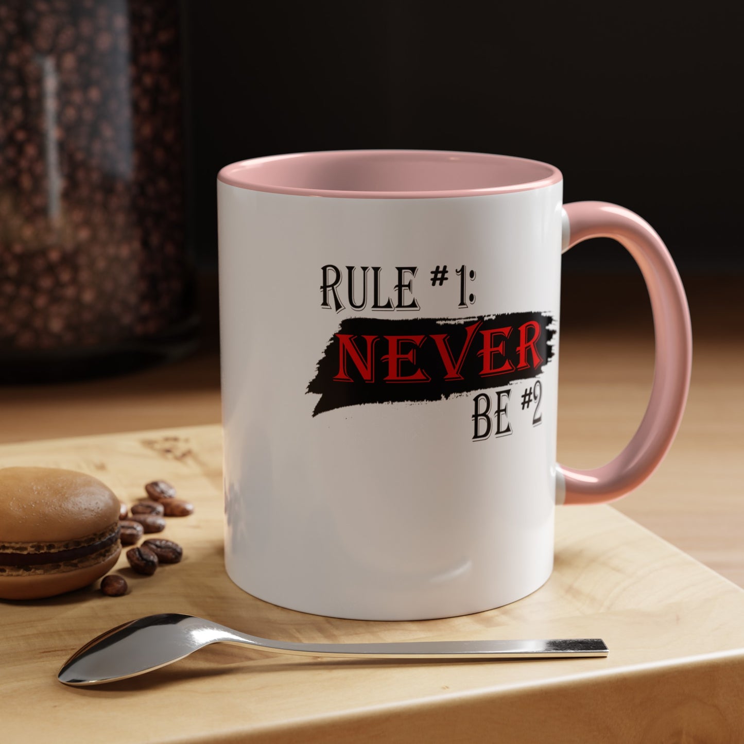 Never #2-Accent Coffee Mug (11, 15oz)