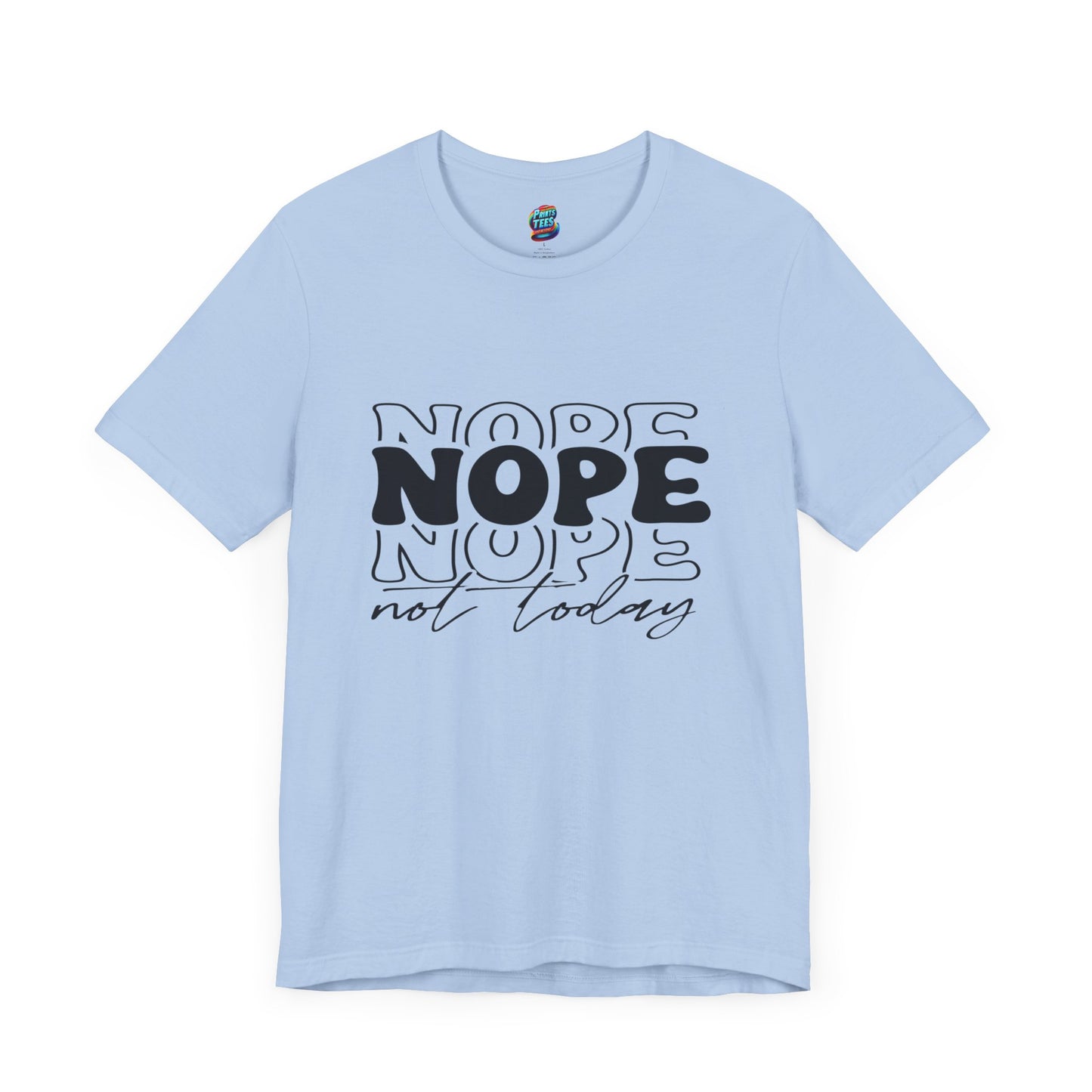 Nope-Jersey Knit T-Shirt