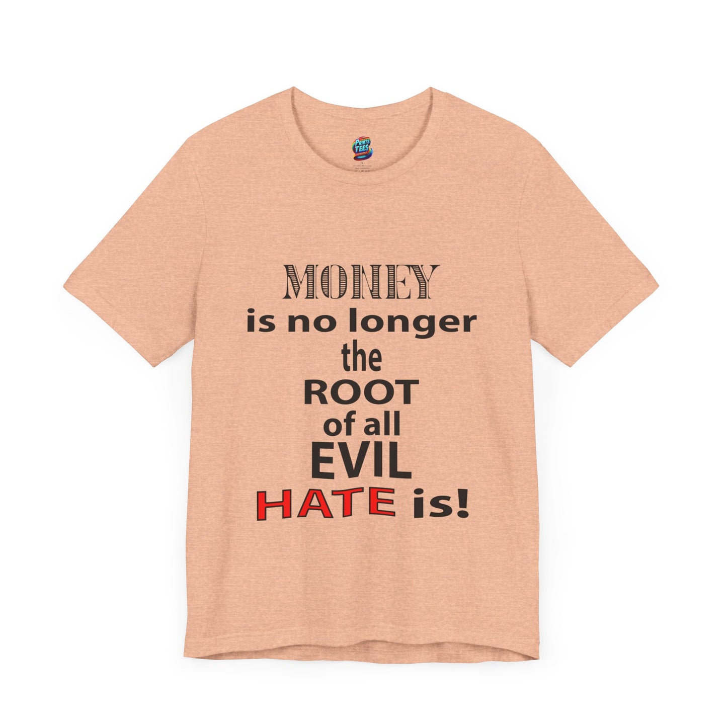Root of Evil-Hate-Jersey Knit T-Shirt