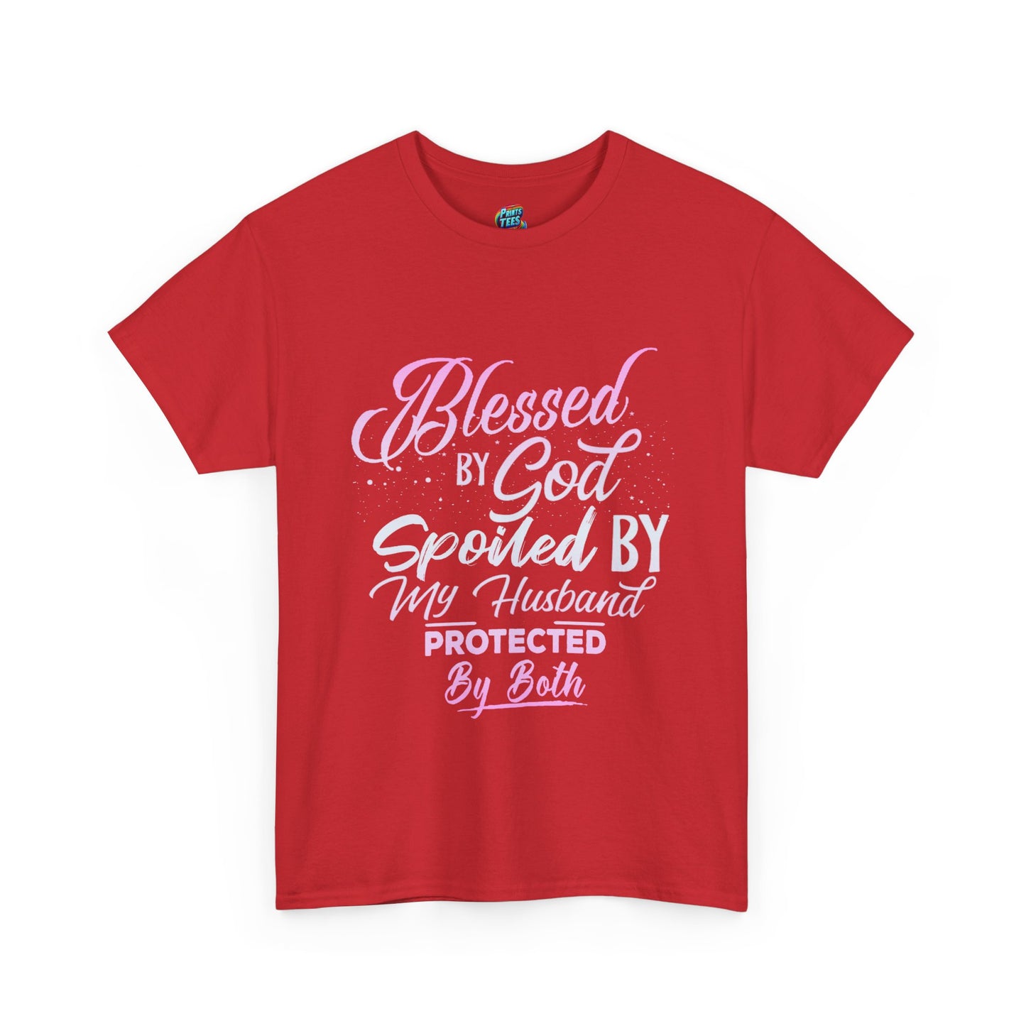 Blessed & Spoiled Gradient-Heavy Cotton Classic Tee