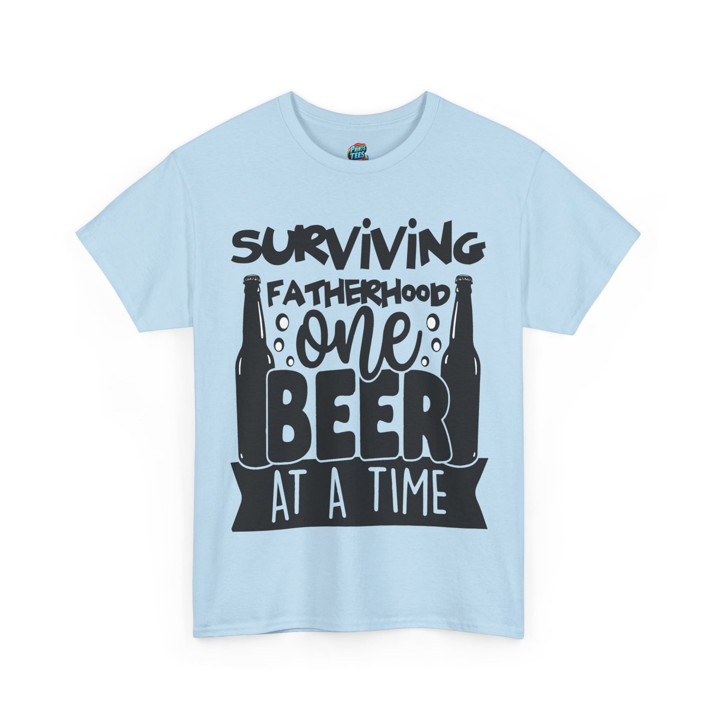 Surviving Fatherhood-Heavy Cotton Classic Tee