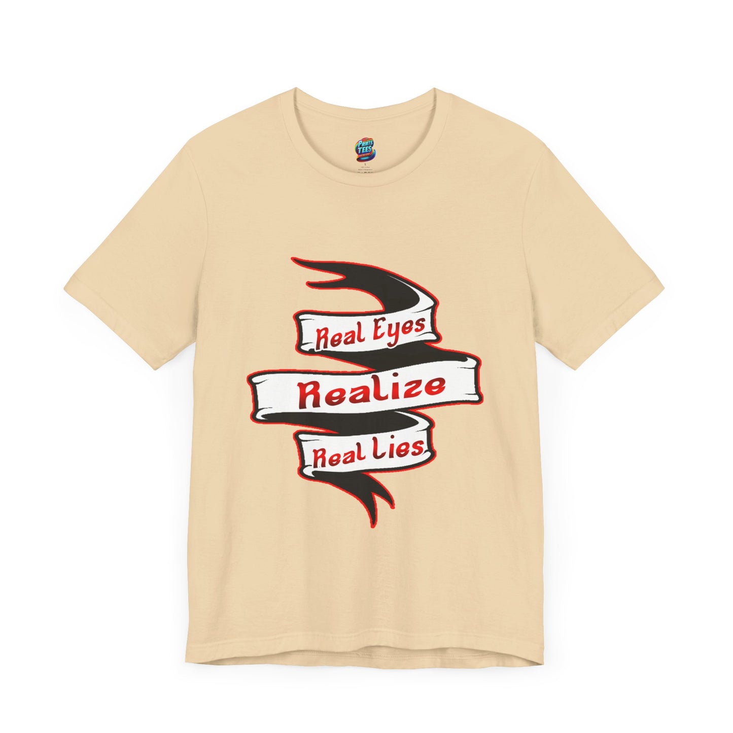 Real Eyes-Jersey Knit T-Shirt
