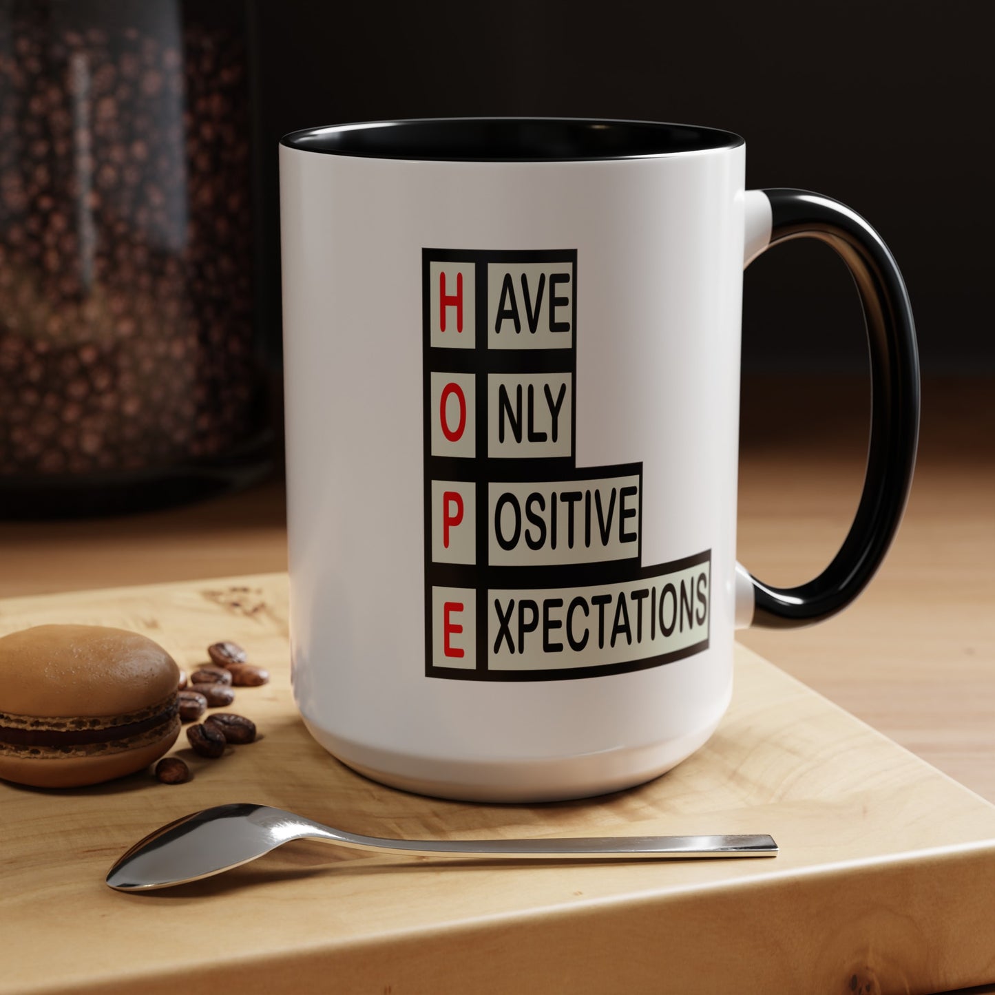 Hope Blocks-Accent Coffee Mug (11, 15oz)