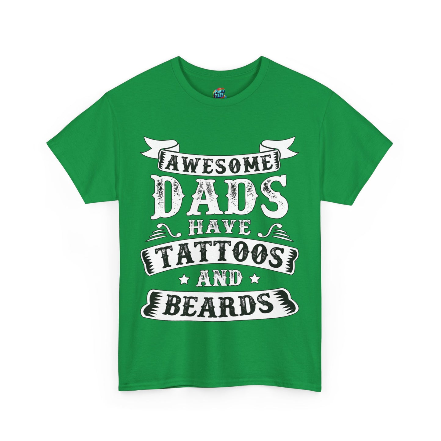 Beards and Tattoos-Heavy Cotton Classic Tee