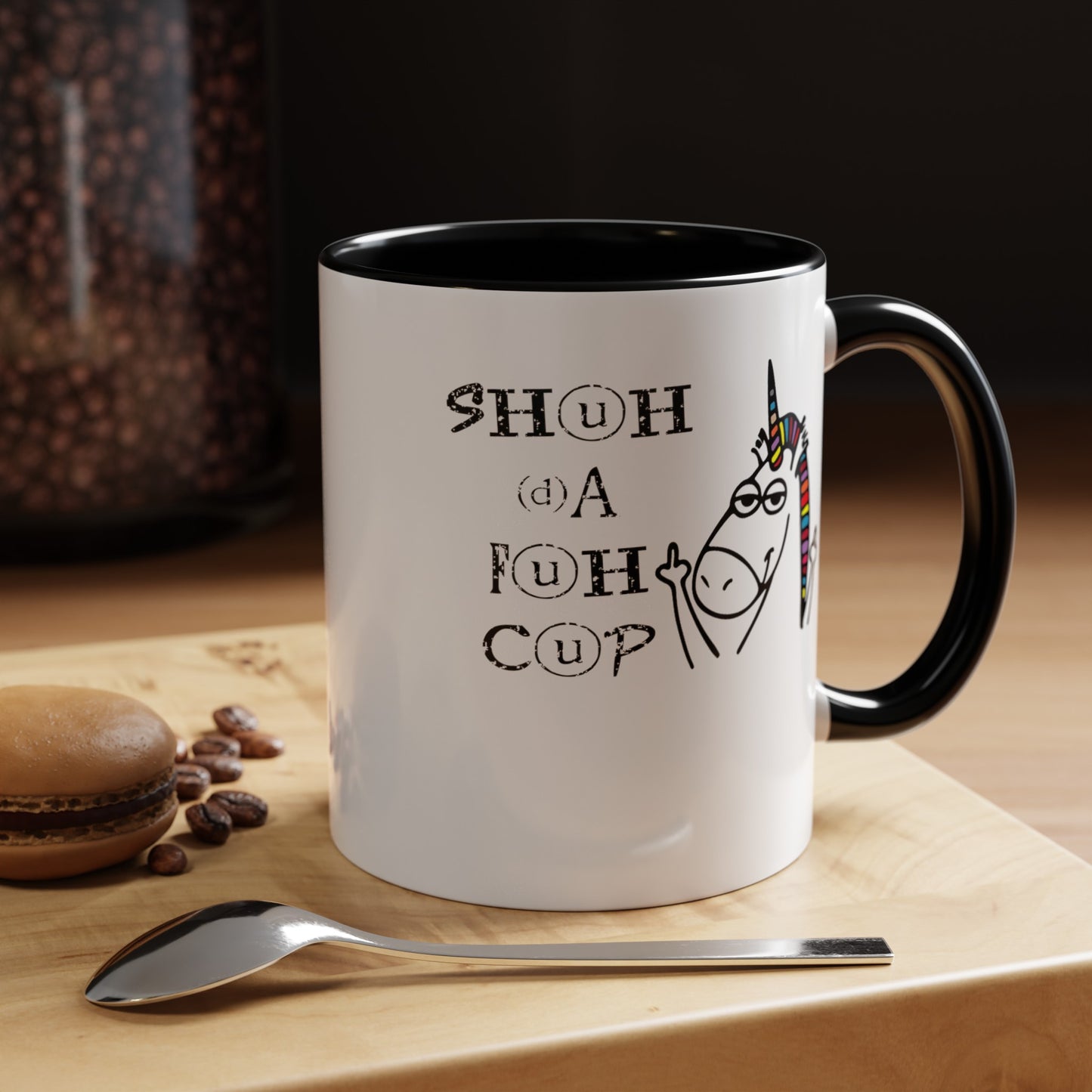 Shuhdafuhcup-Accent Coffee Mug (11, 15oz)