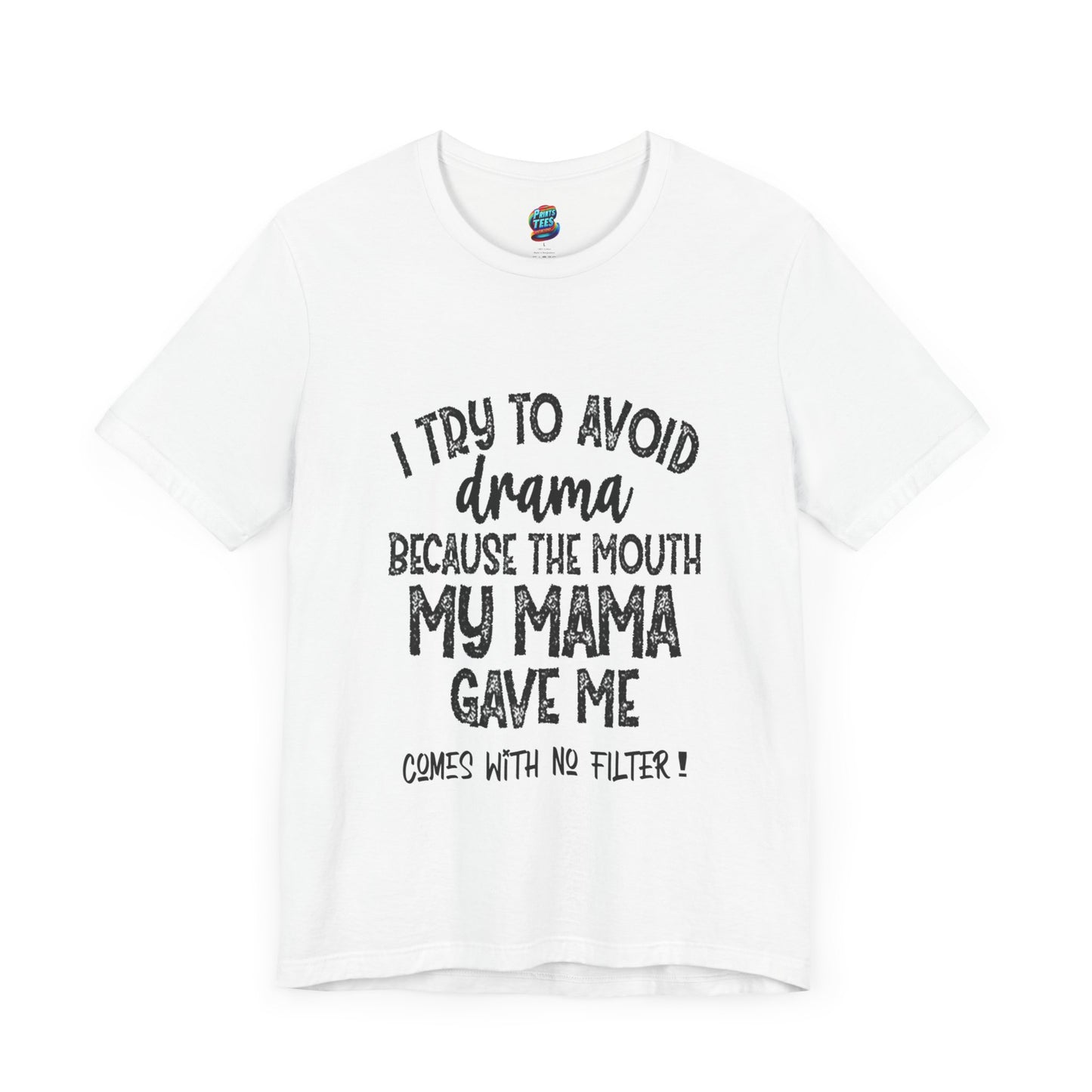 No Filter-Jersey Knit T-Shirt