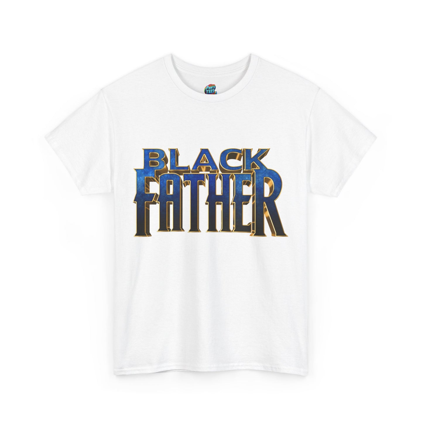 Black Father Panther Style-Heavy Cotton Classic Tee